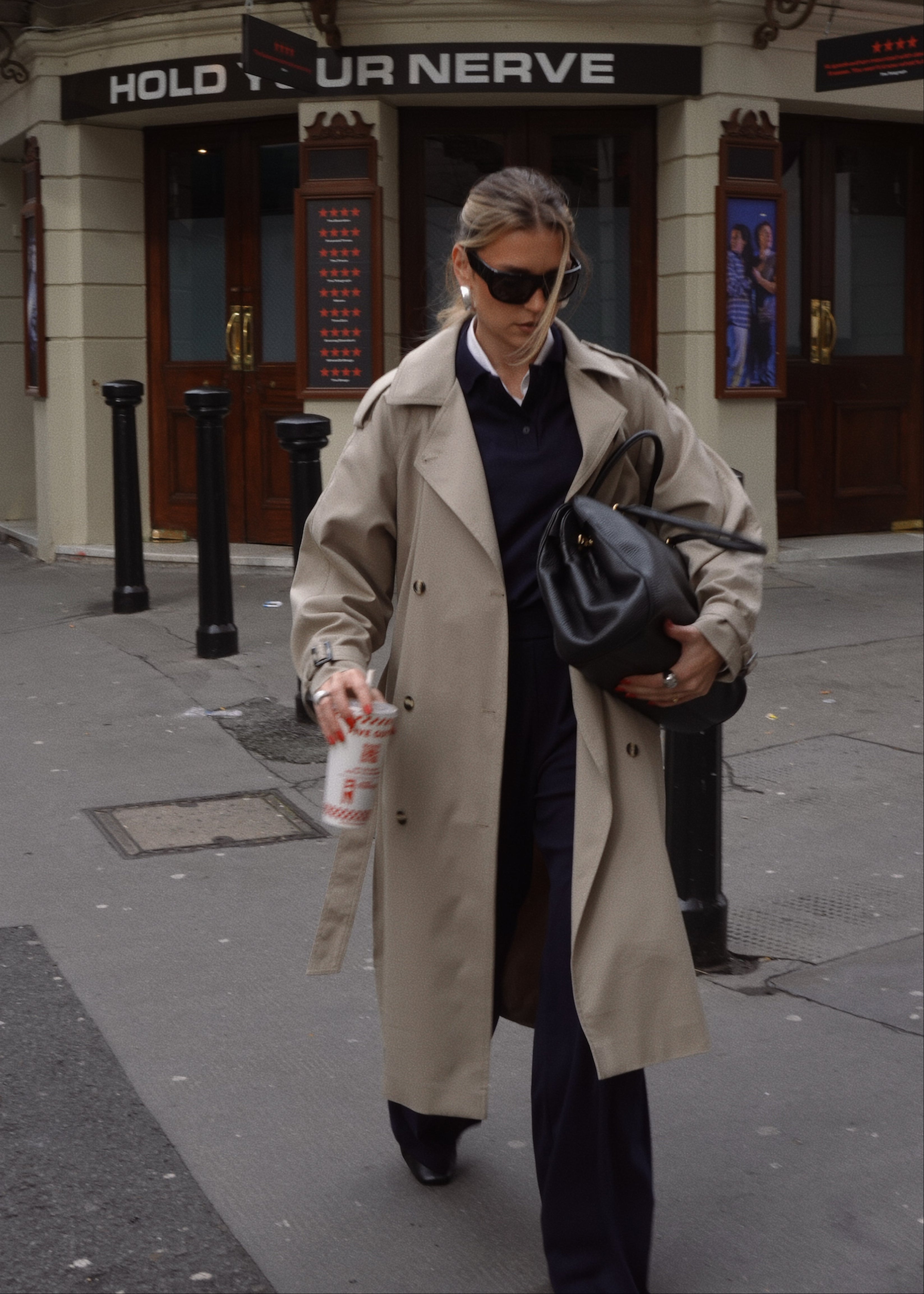 90's Long Trench Coat