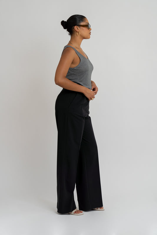 Jagger Tailored Trousers - Black