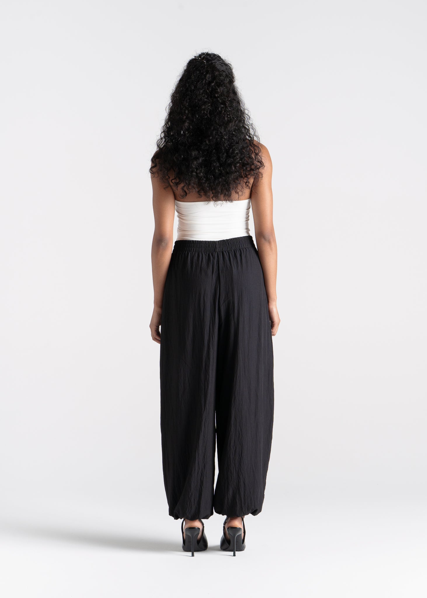 Carter Parachute Balloon Trousers - Black