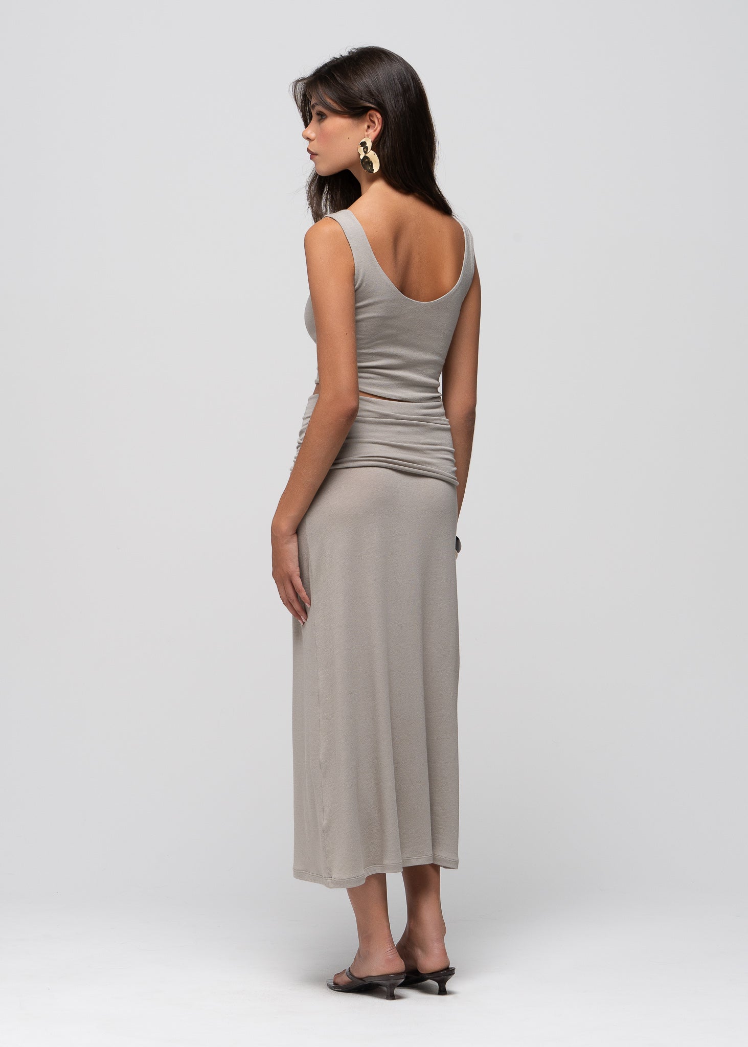 Delilah Multyway Maxi Dress - Beige