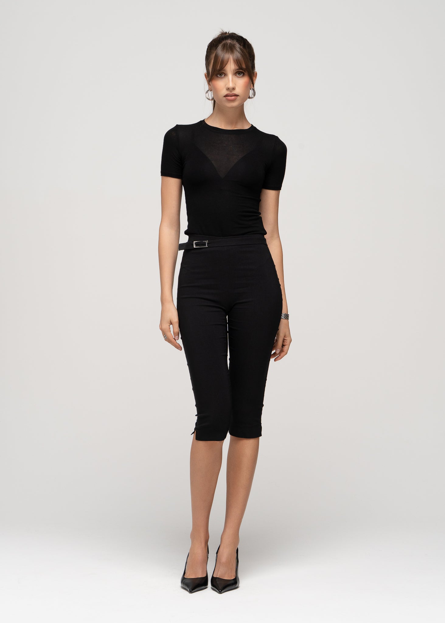 Sienna Belted Capri Pants