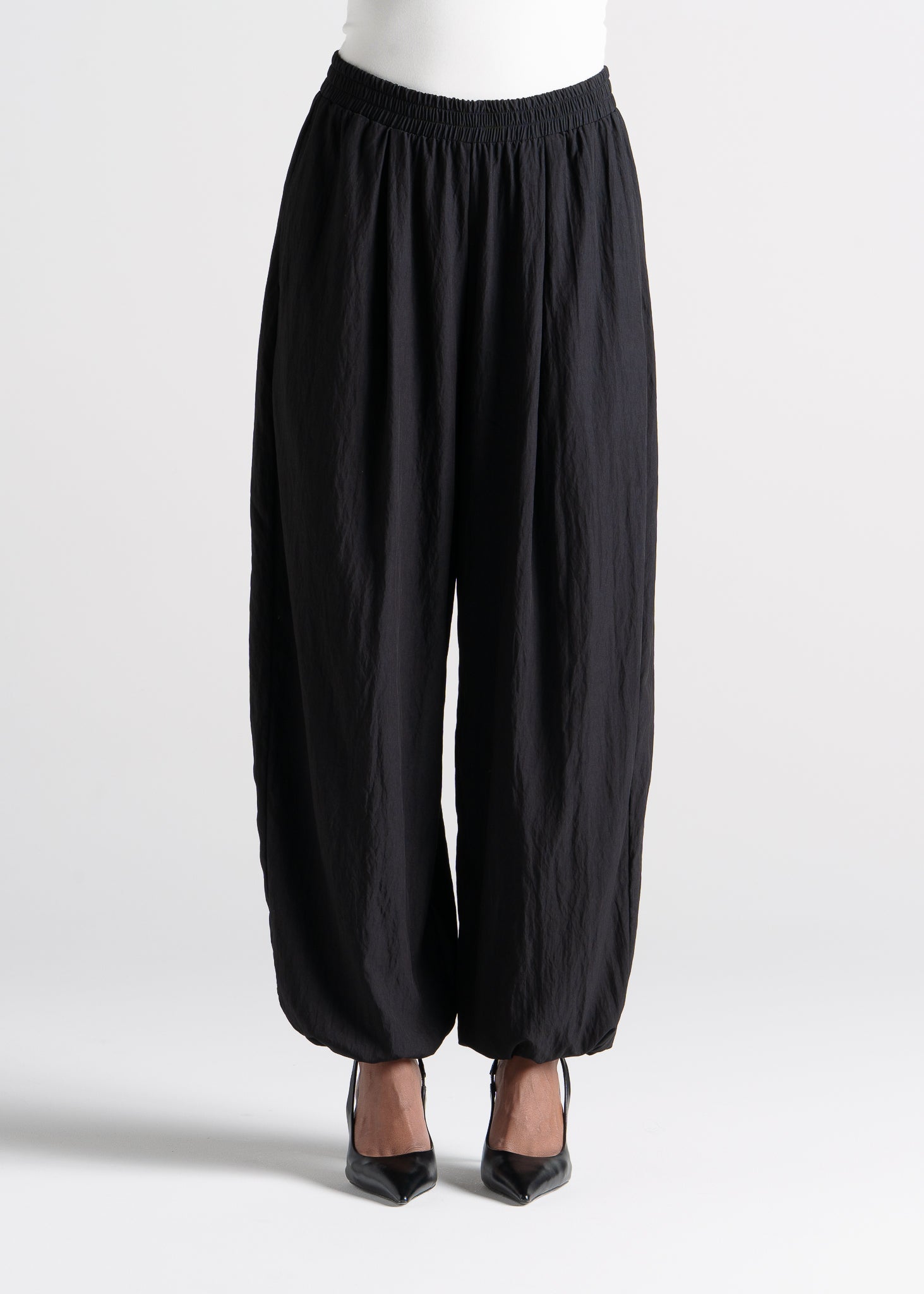 Carter Parachute Balloon Trousers - Black