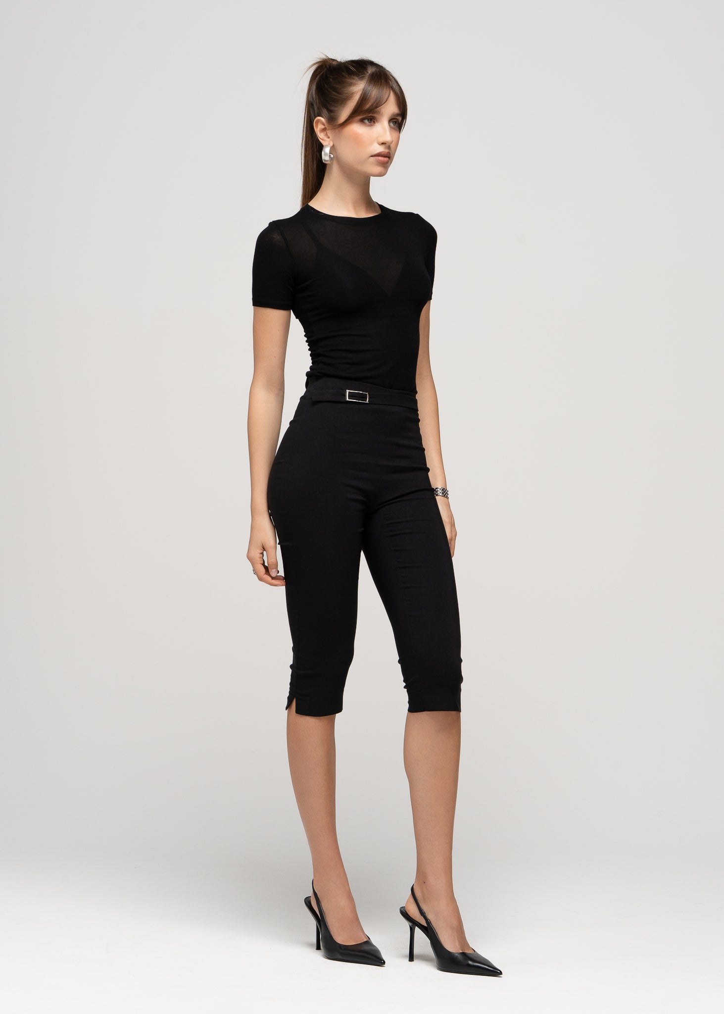 Sienna Belted Capri Pants