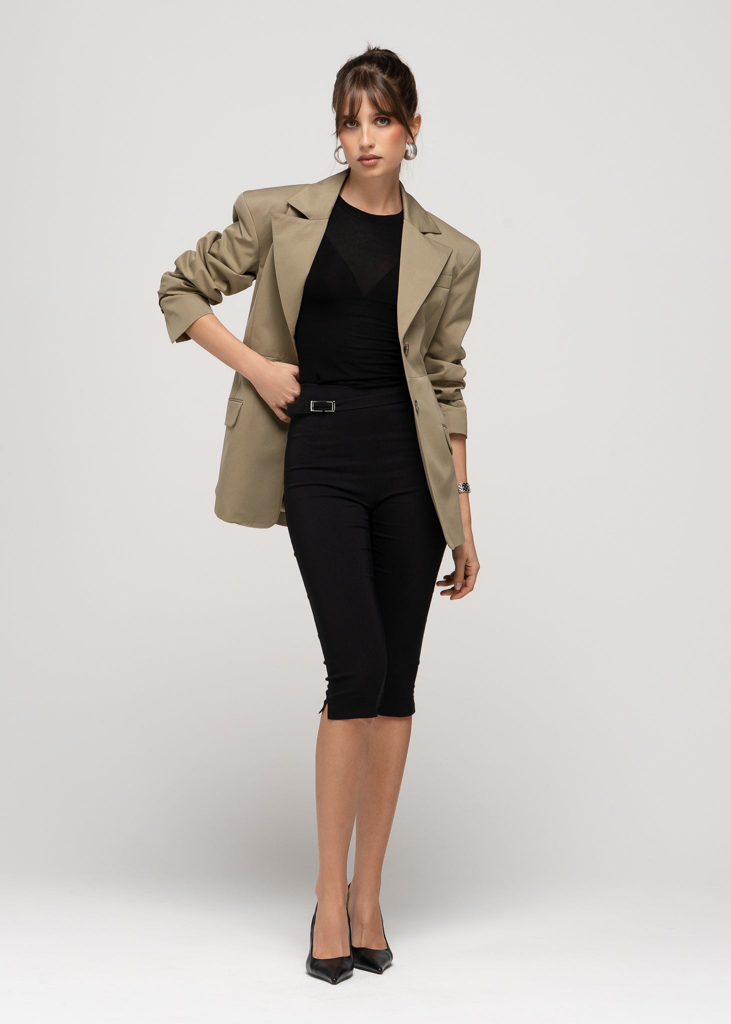 Sienna Belted Capri Pants