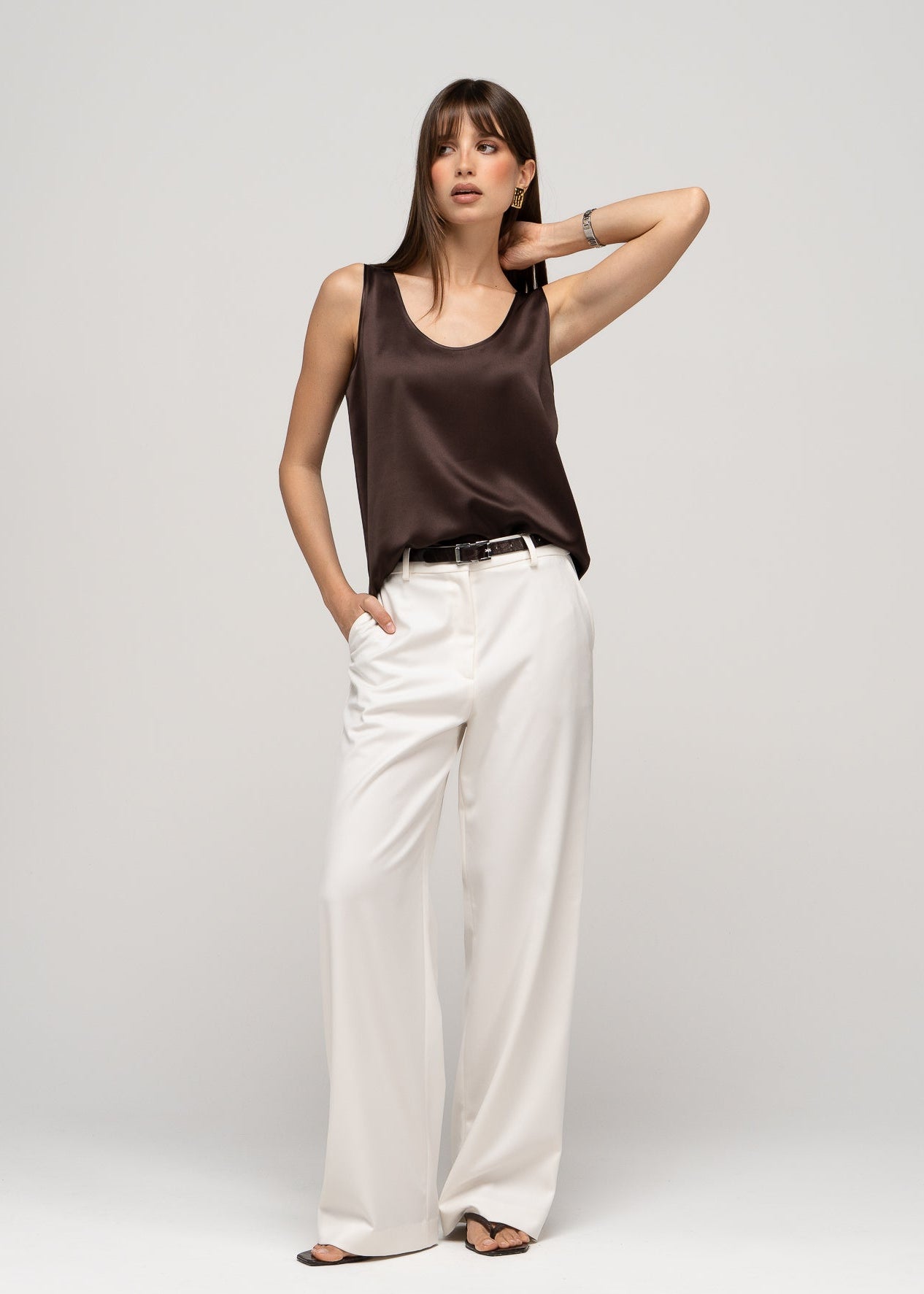Farah Silk Loose Top