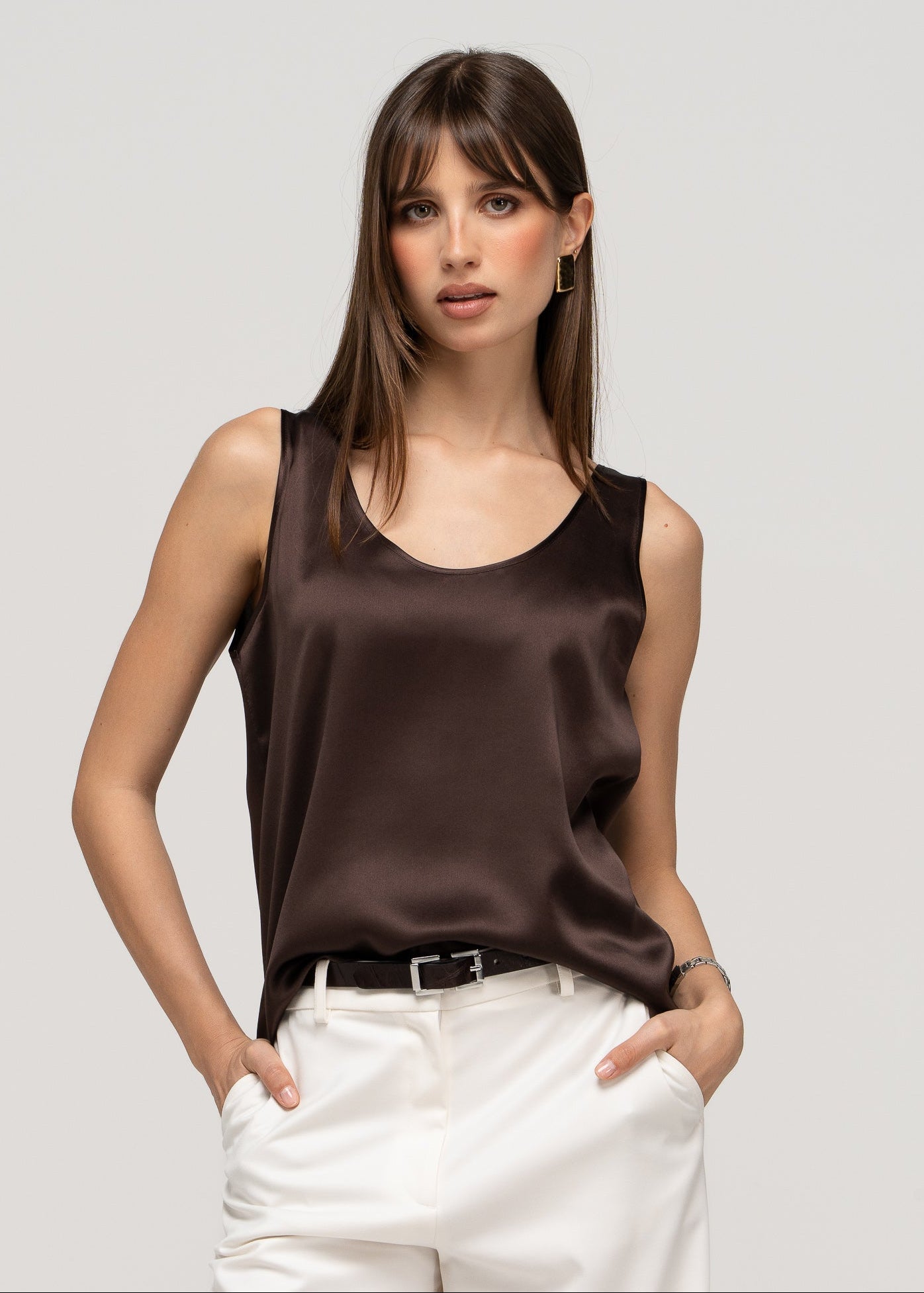 Farah Silk Loose Top
