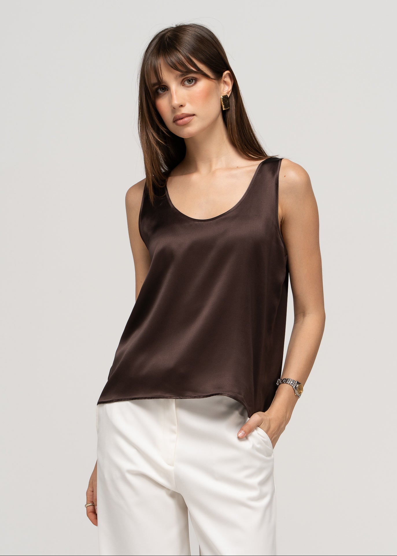 Farah Silk Loose Top