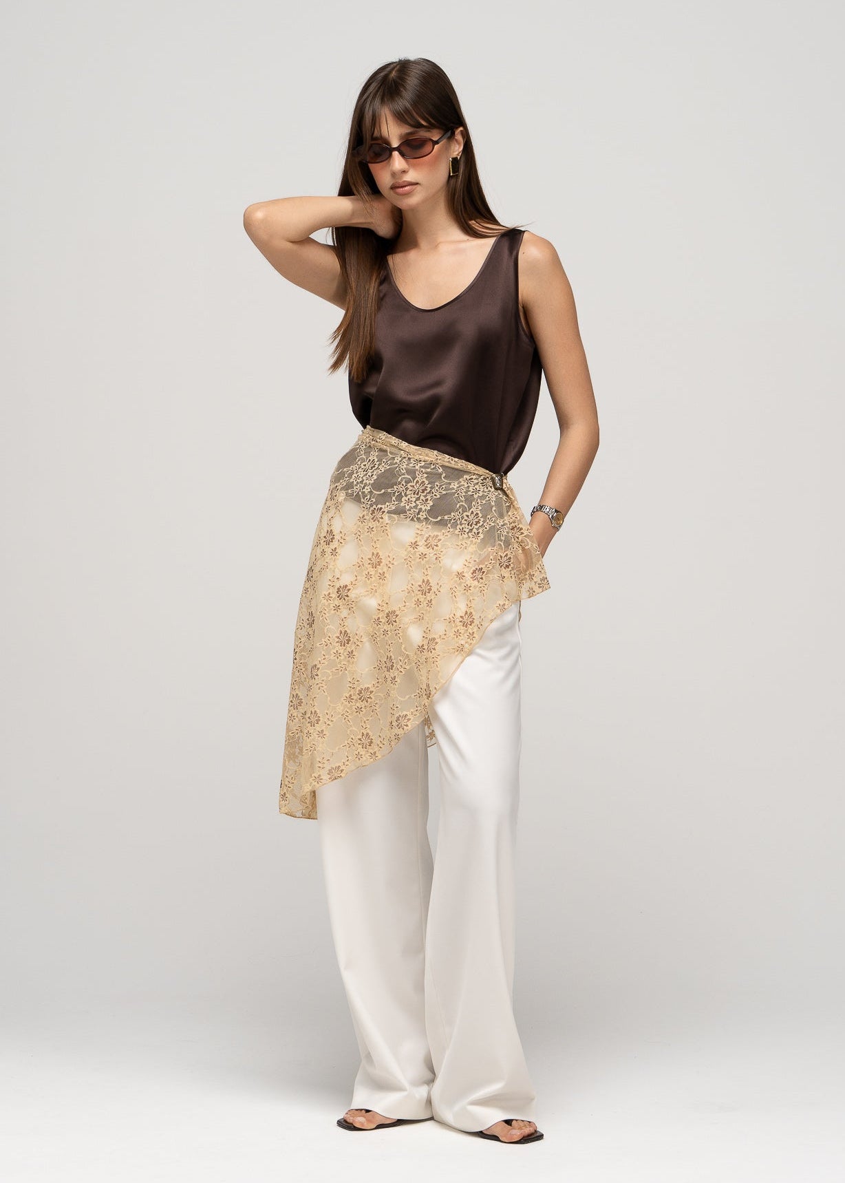 Farah Silk Loose Top
