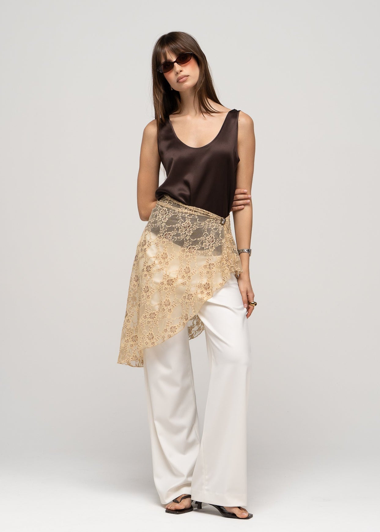 Farah Silk Loose Top