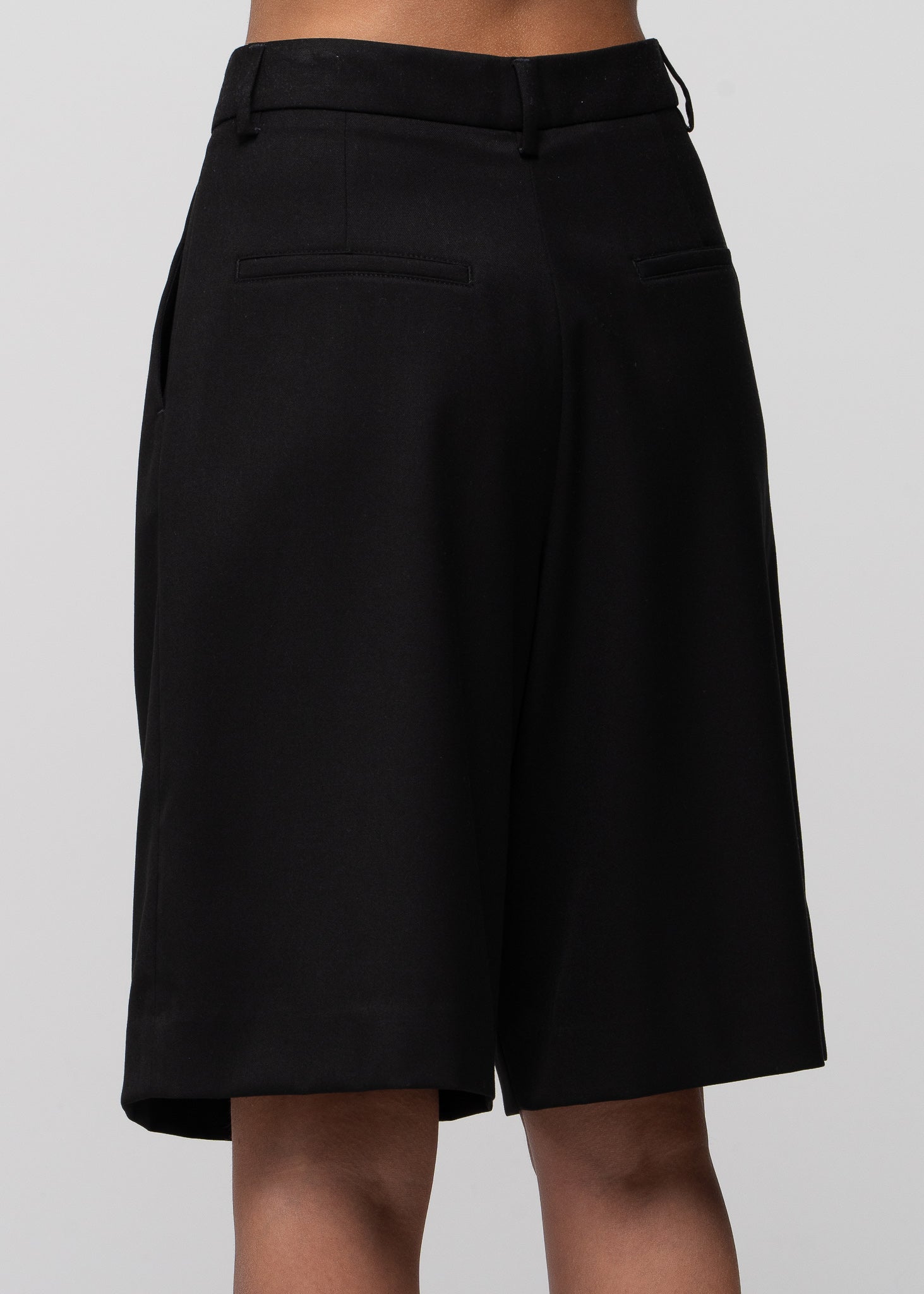Nora High-Waist Tailored Bermudas
