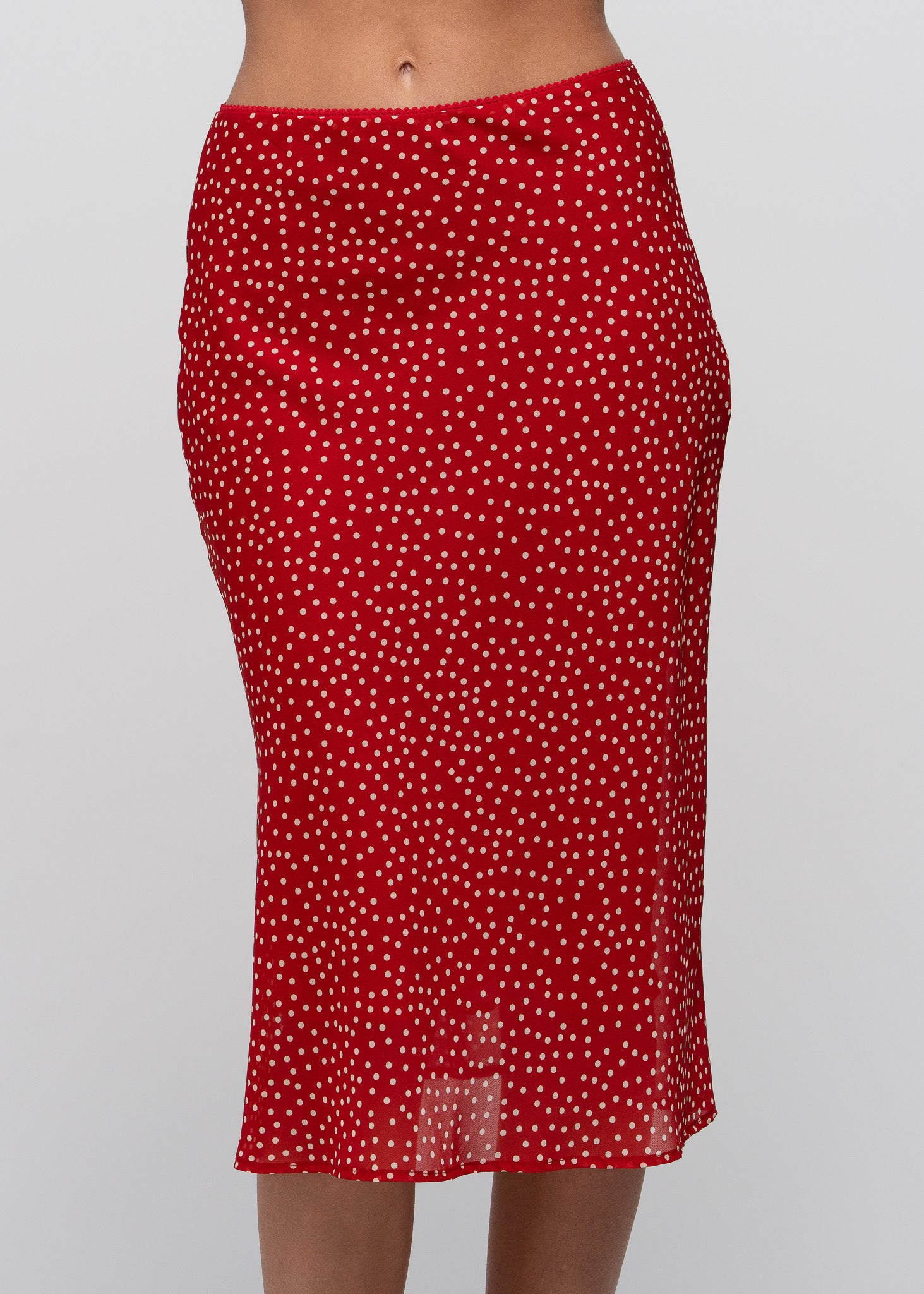 Gemma Polka Dot Midi Skirt