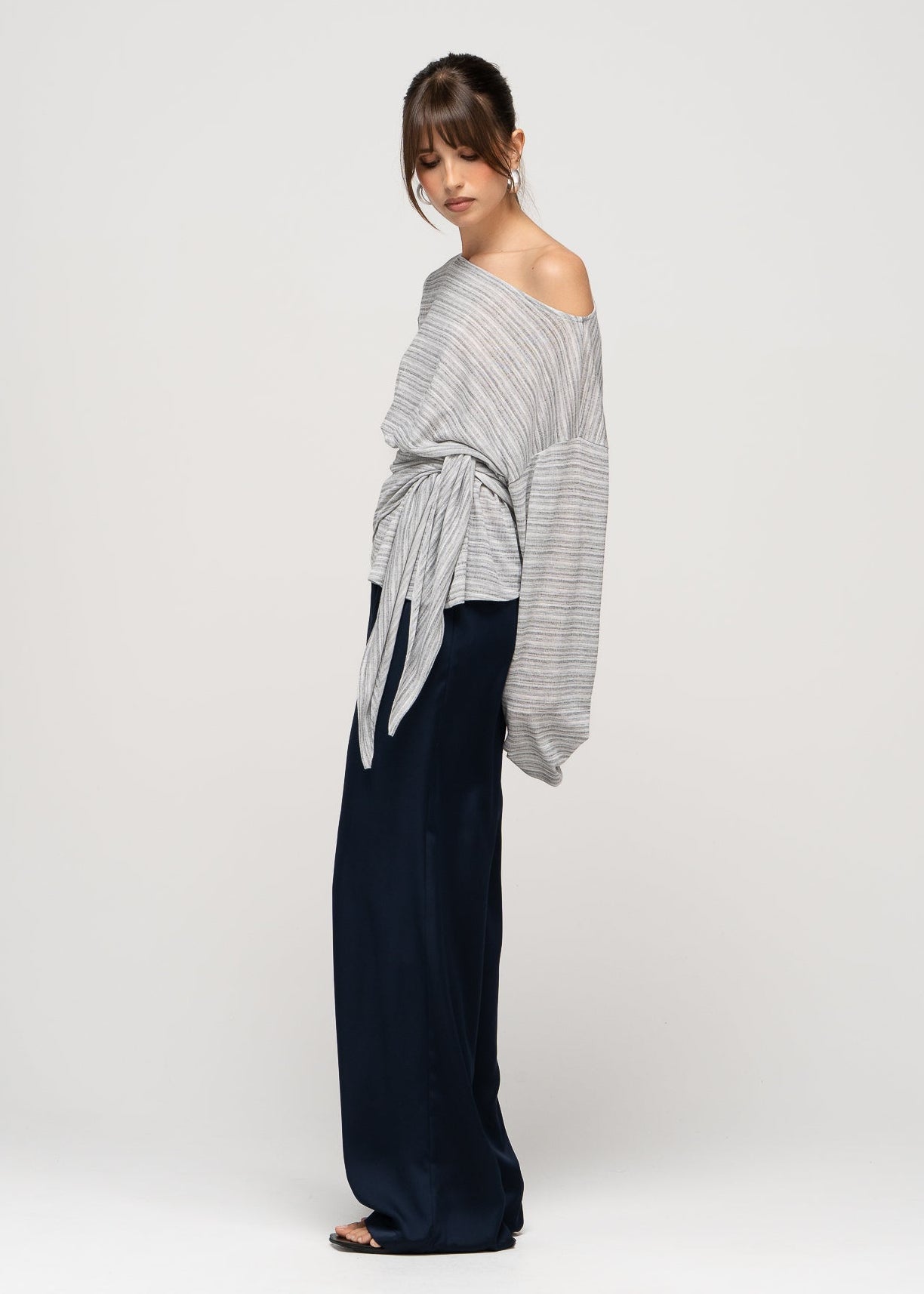 Penelope Off-The-Shoulder Wrap Sweater