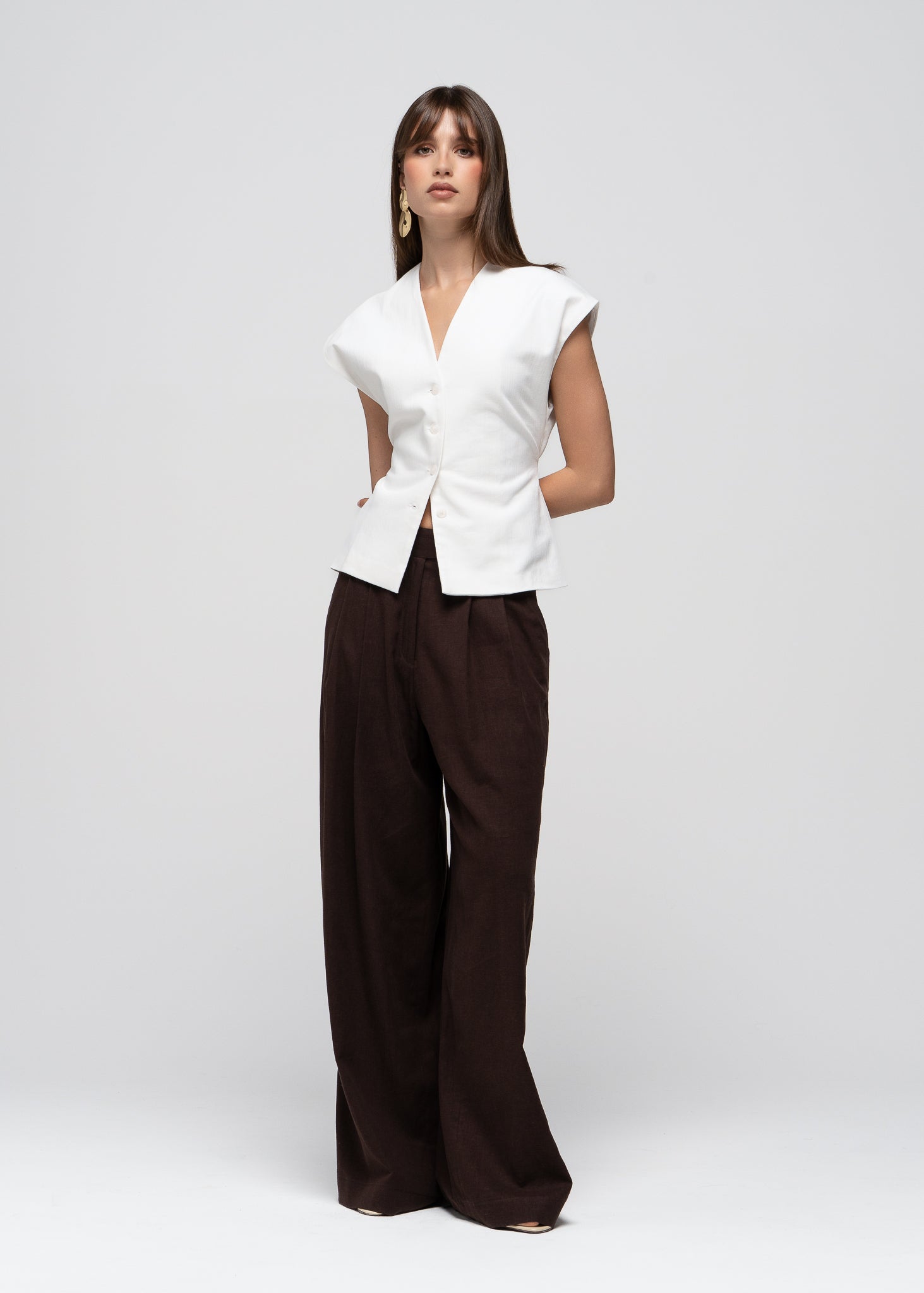 Nolla Adjustable Vest - Off-White