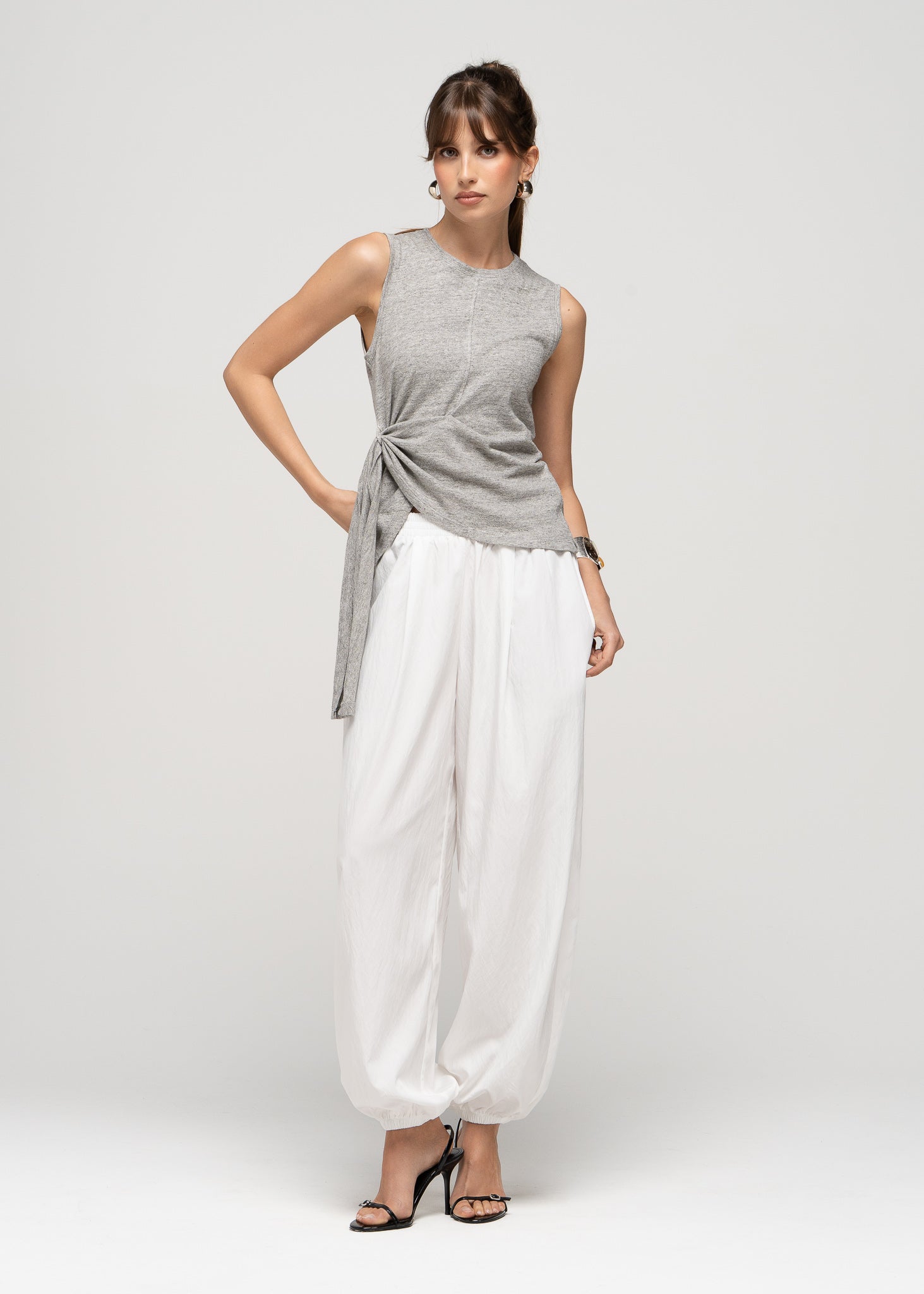 Carter Parachute Balloon Trousers - Ivory