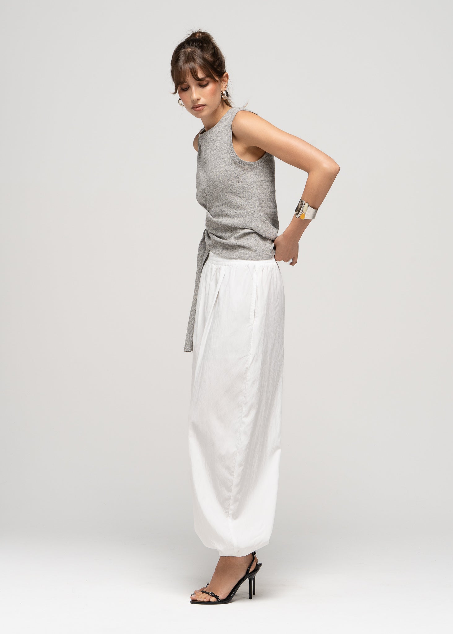 Carter Parachute Balloon Trousers - Ivory