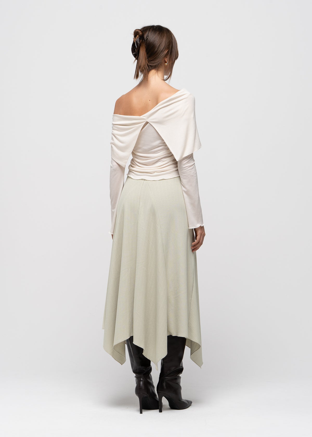 Nadia Handkerchief Midi Skirt