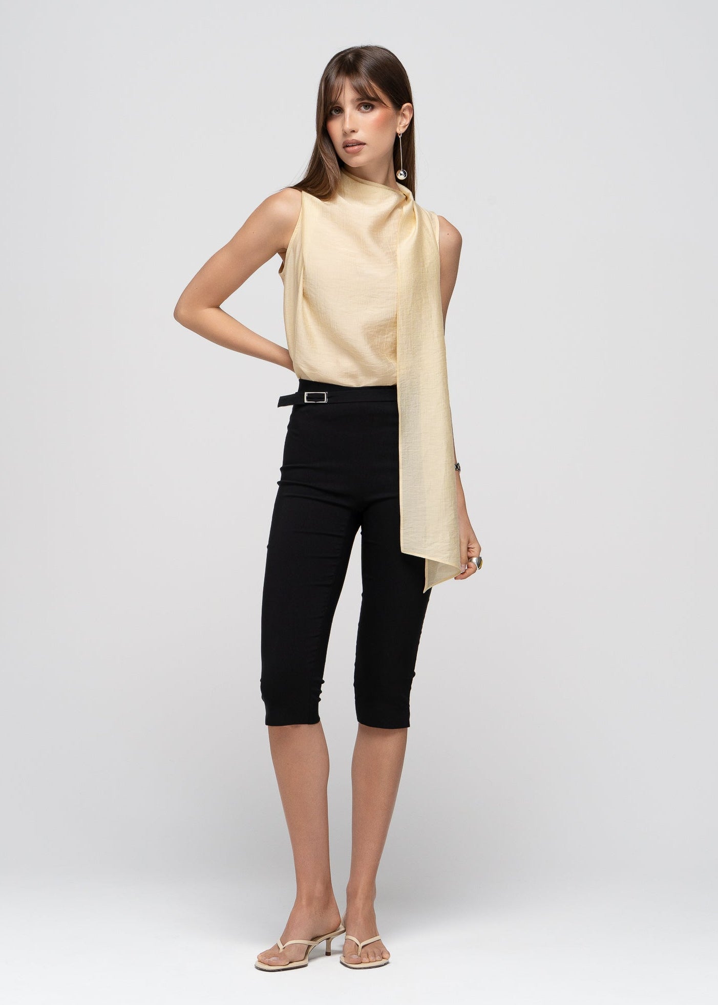 Sienna Belted Capri Pants