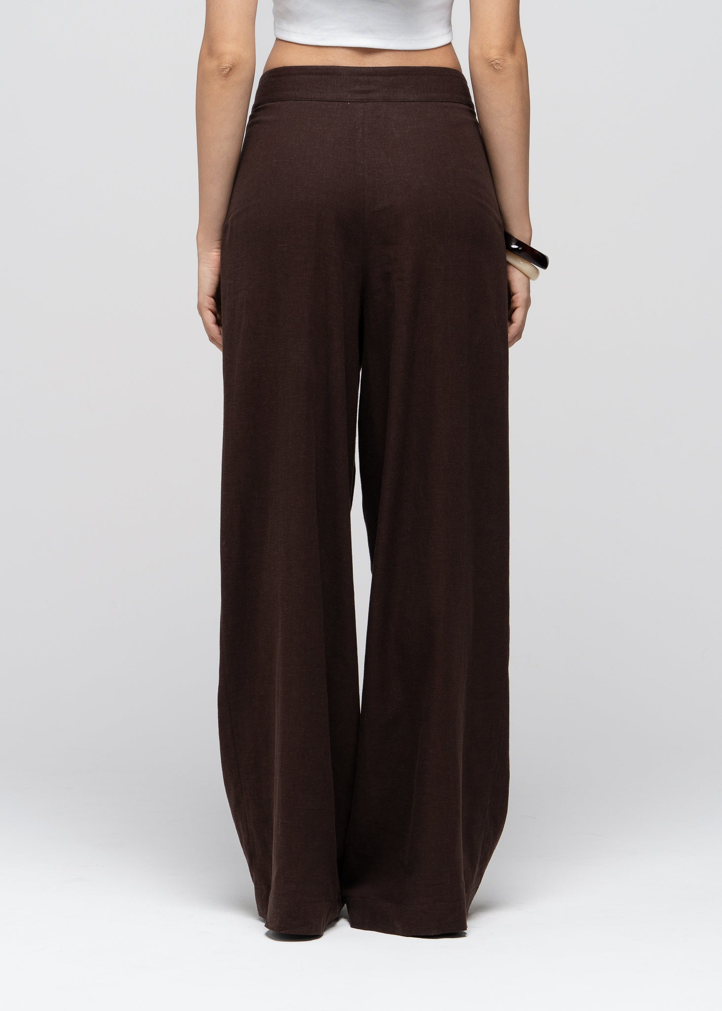 Nolla Linen Wide Leg Trousers