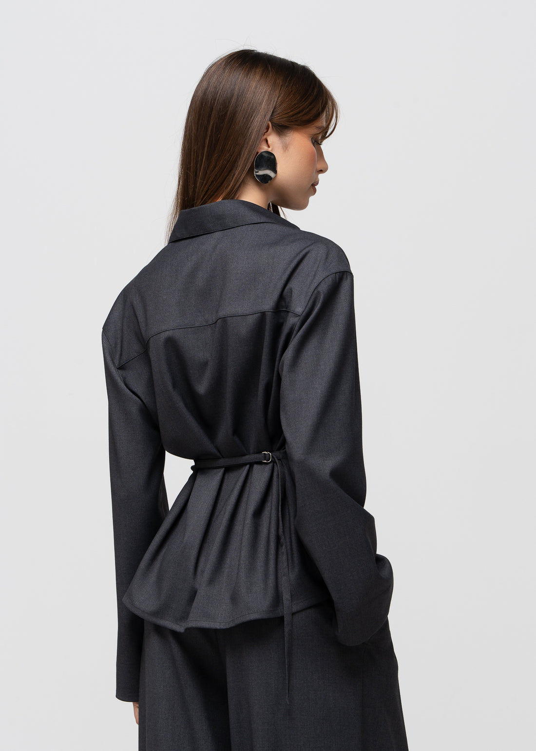 Bianca Adjustable Shirt - Anthracite