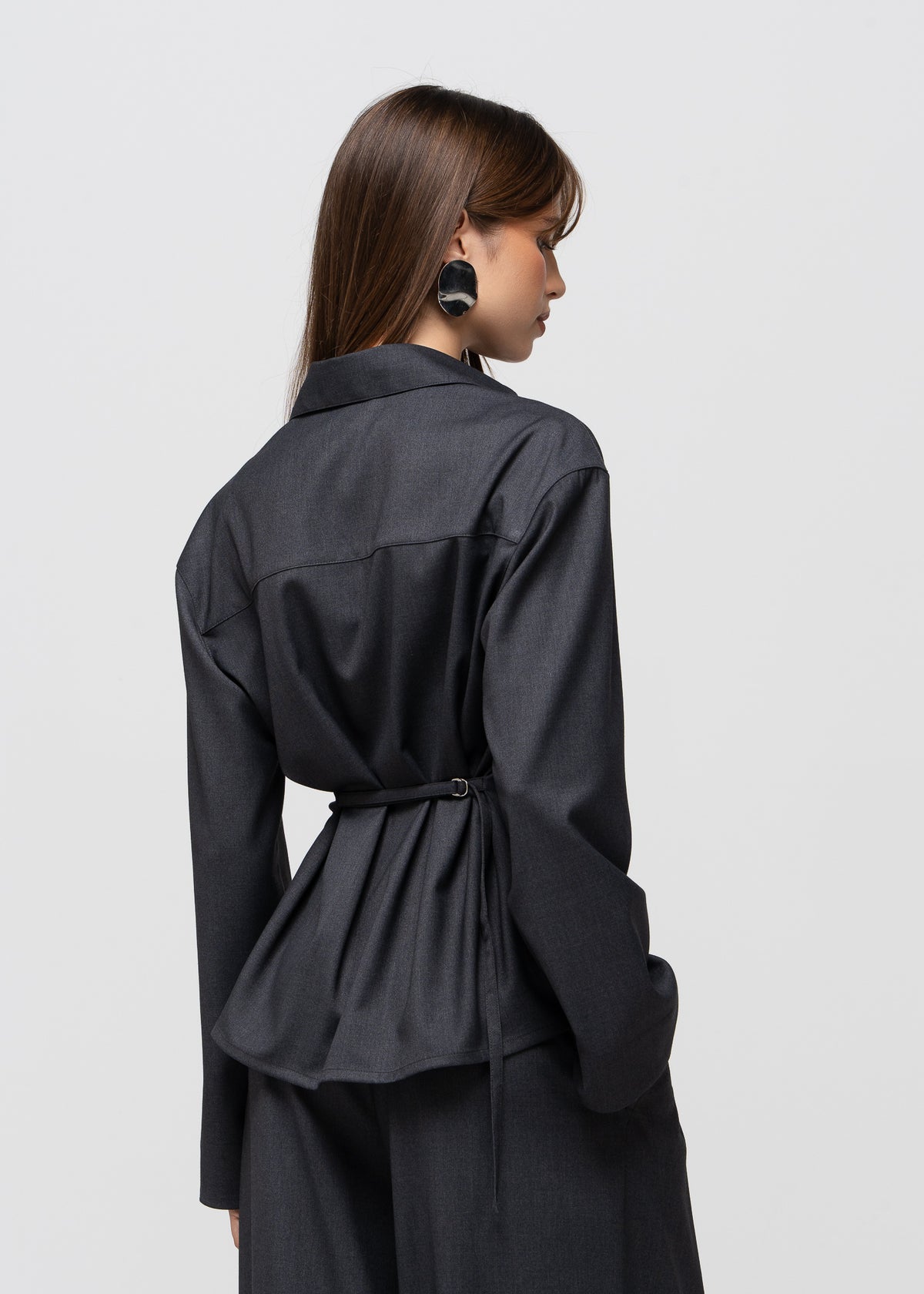 Bianca Adjustable Shirt - Anthracite
