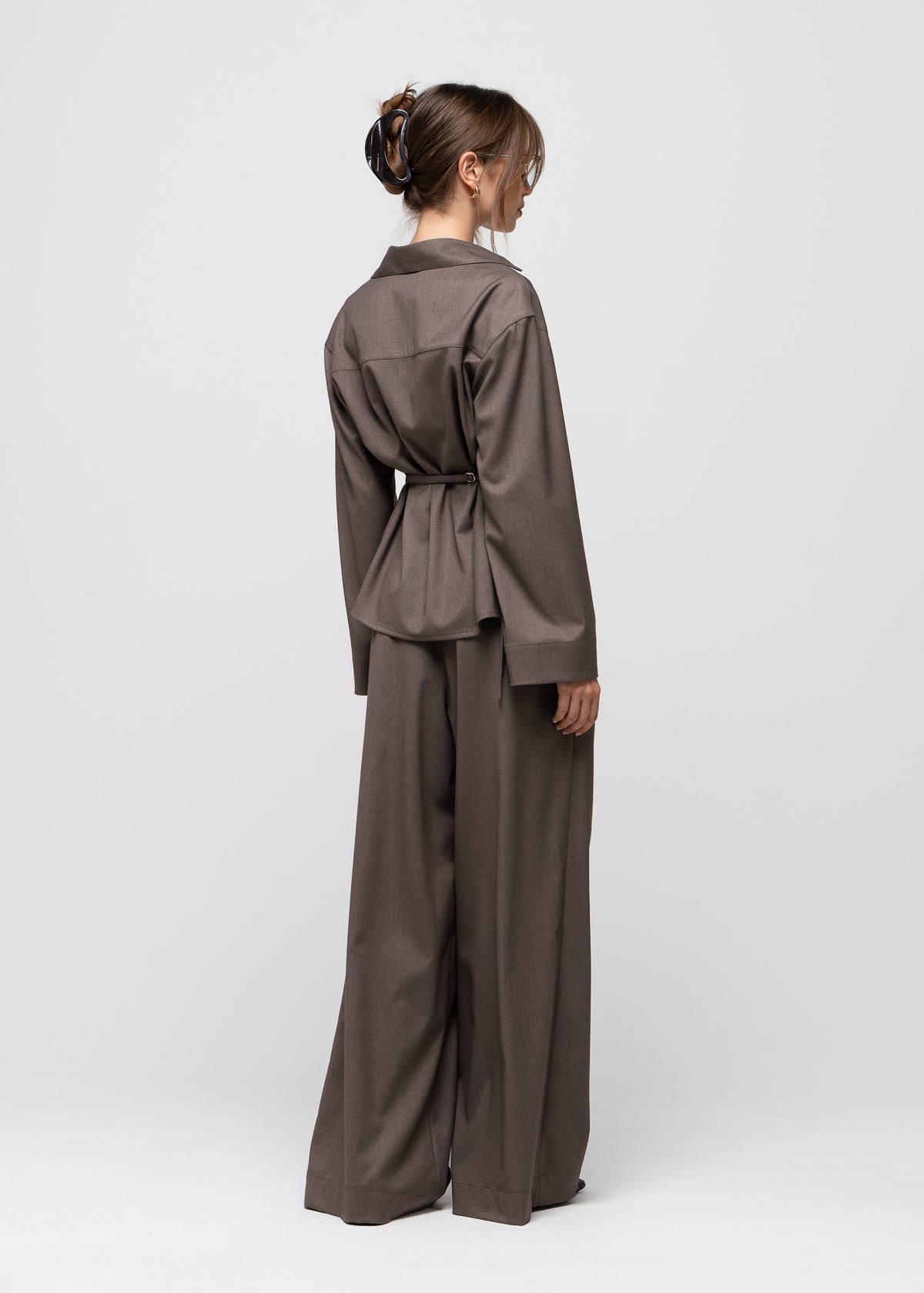Bianca Adjustable Shirt - Taupe