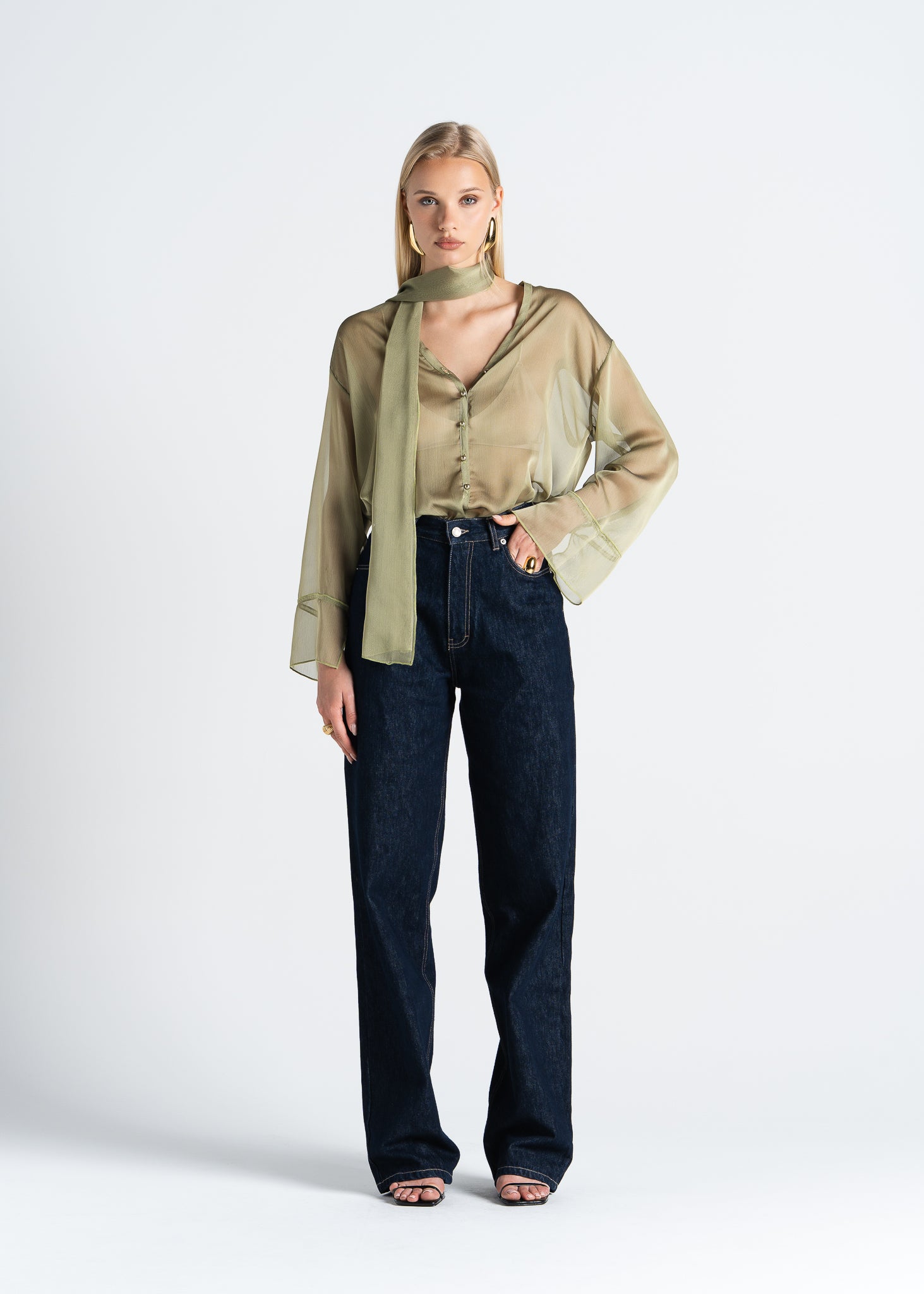 Knox Relaxed Straight Jeans - Dark Wash