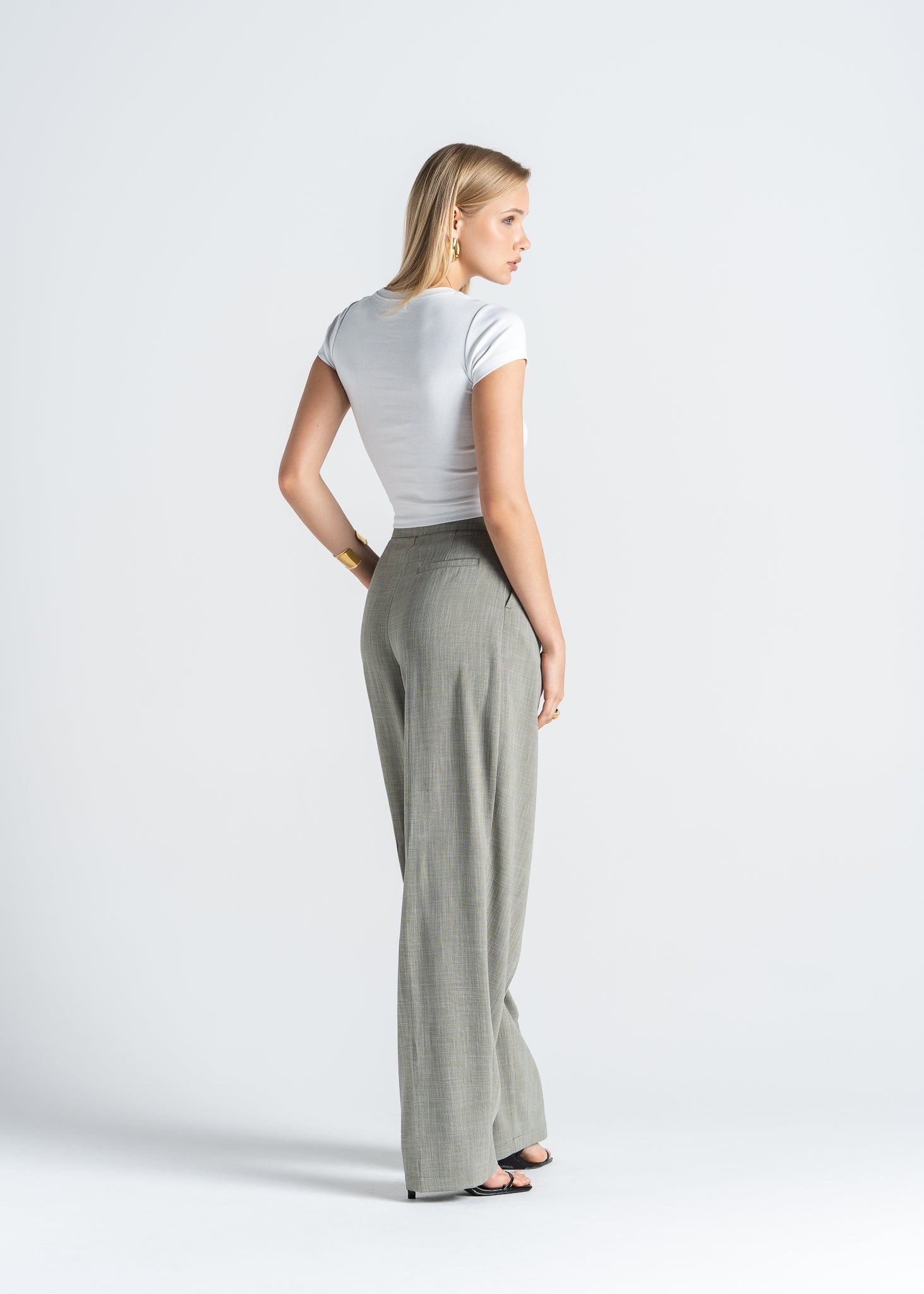 Moss Relaxed Wide-Leg Trousers
