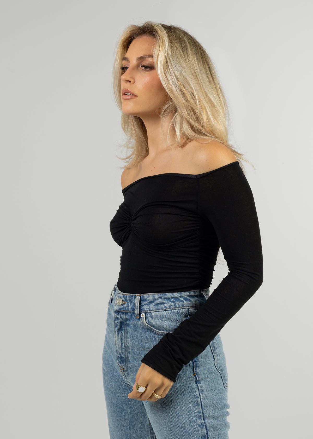 Shimmery Top - Black