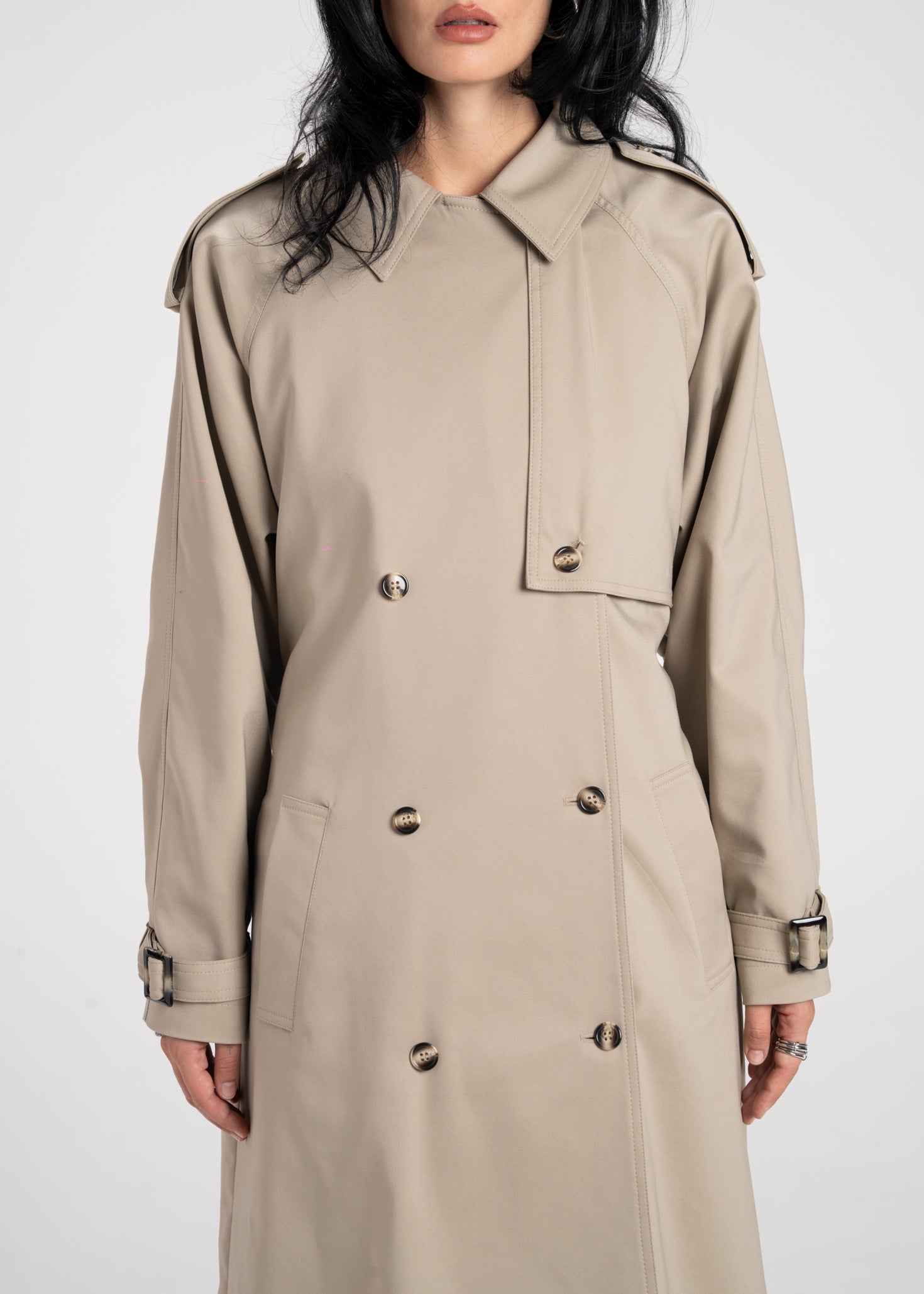 90's Long Trench Coat