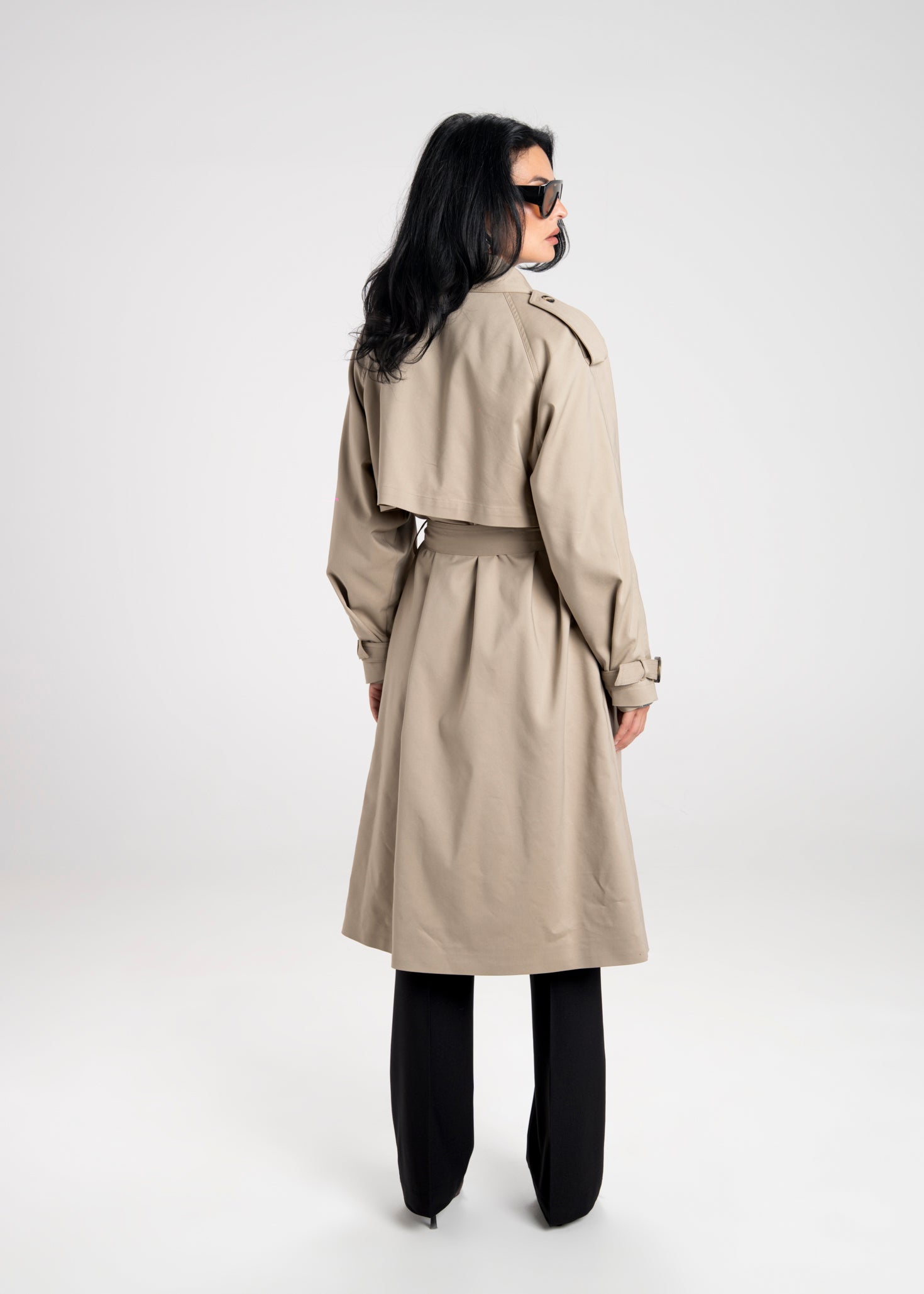 90's Long Trench Coat