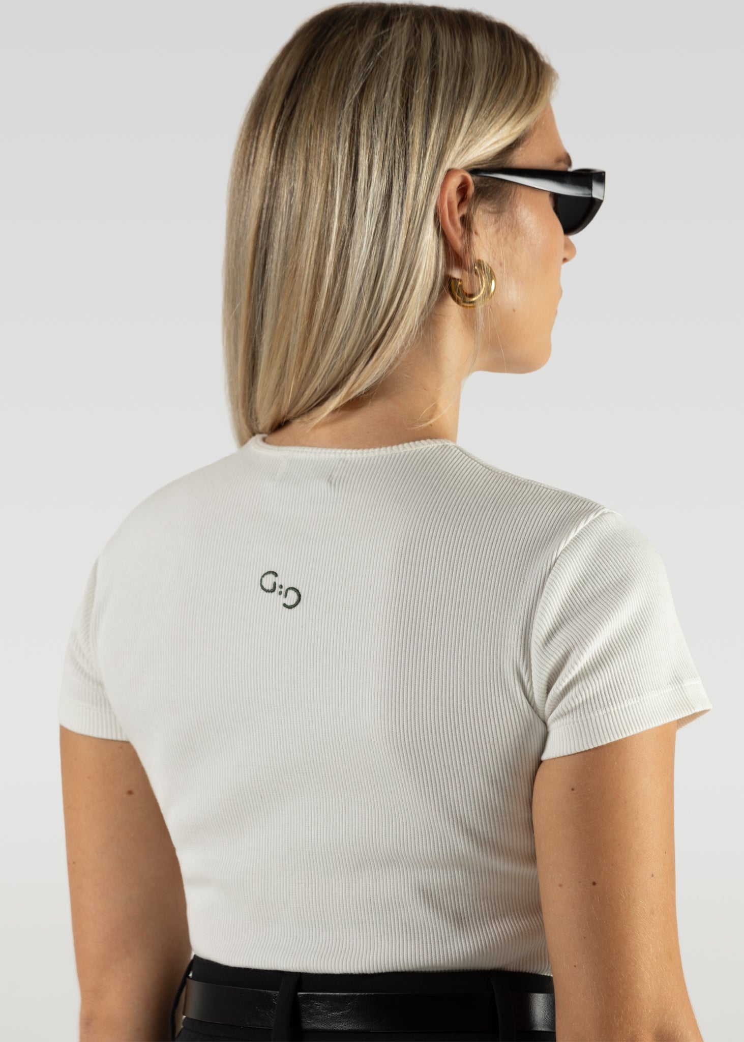 GS t-shirt full length - White