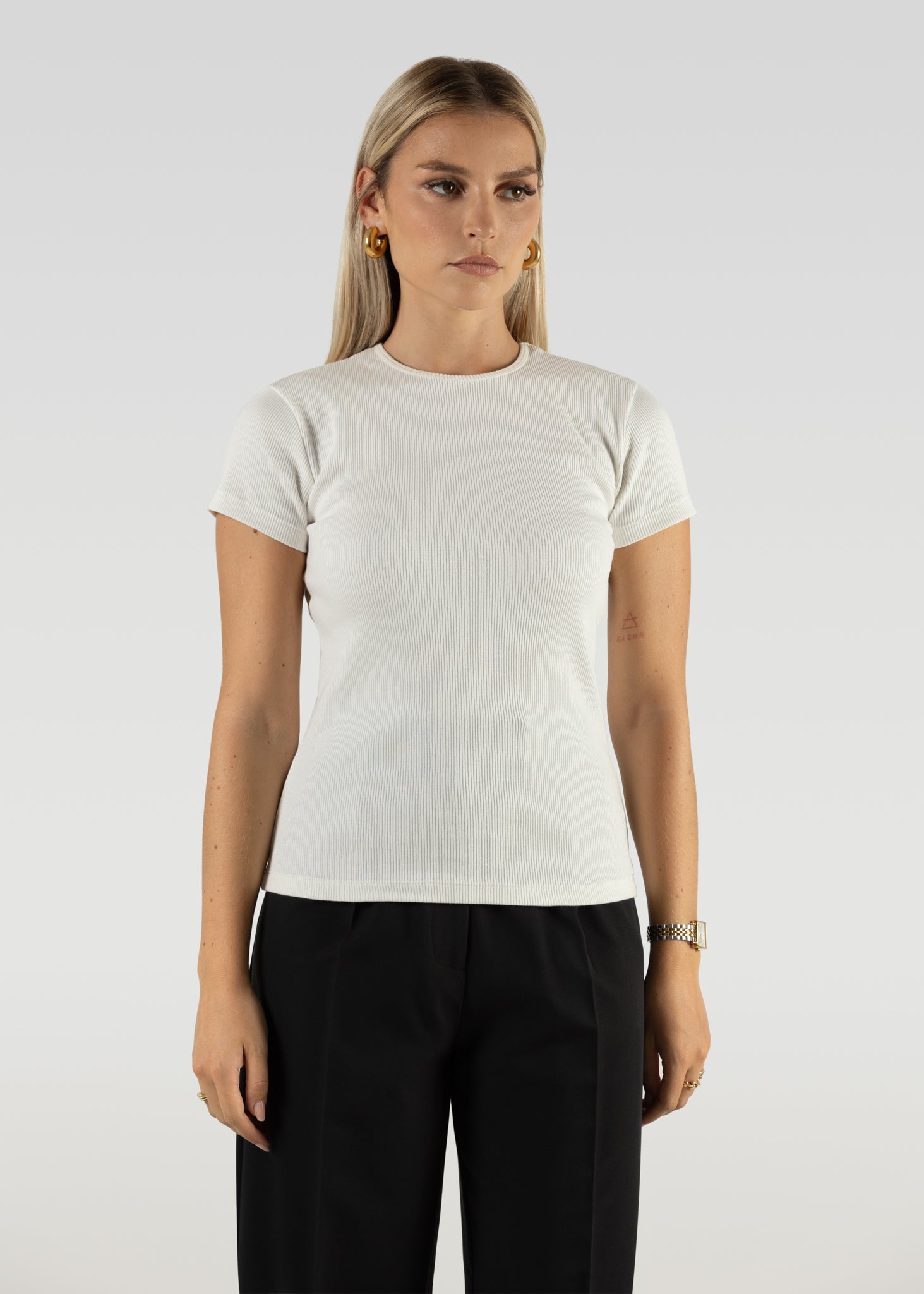 GS t-shirt full length - White