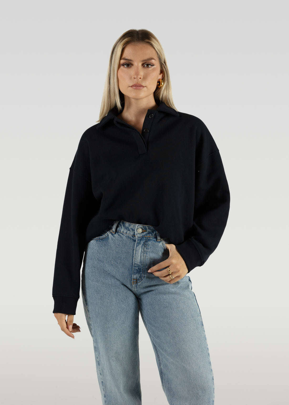 Sidney Pullover - Navy Blue