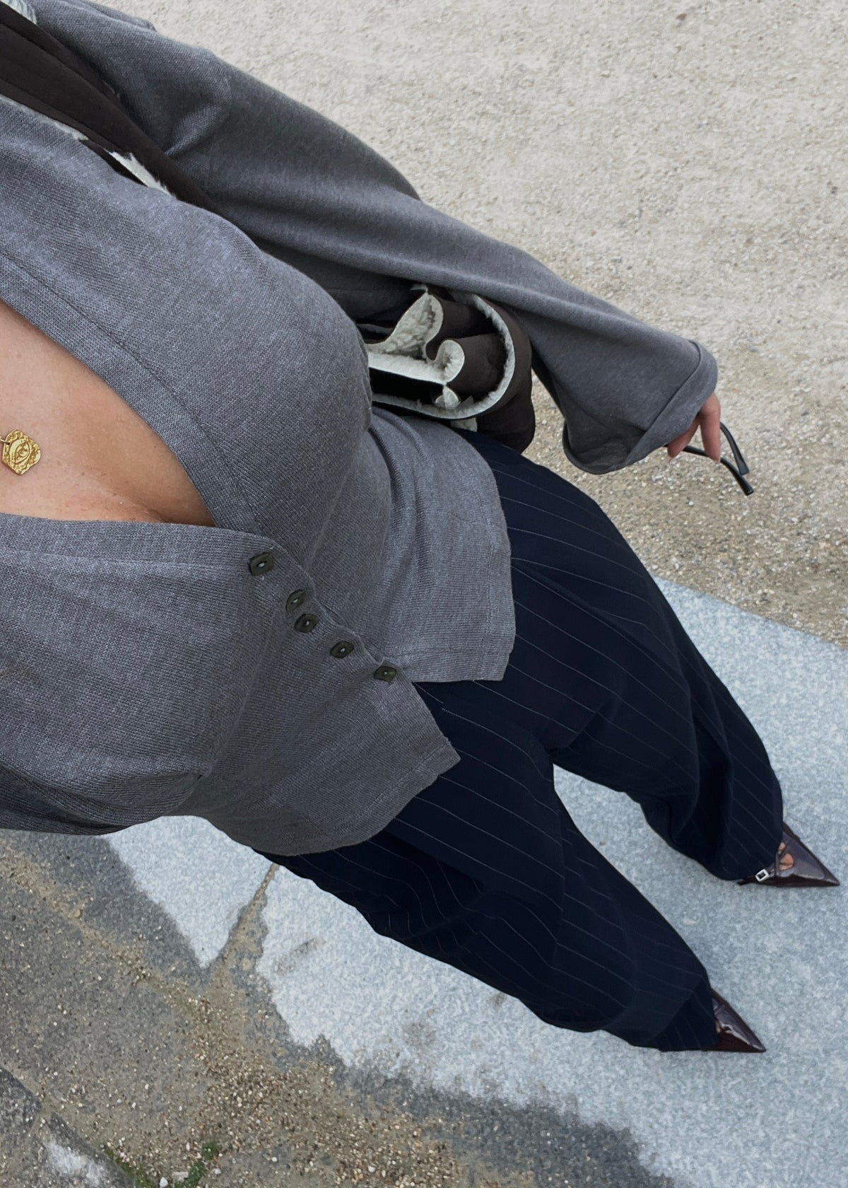 D'arc Blouse - Grey