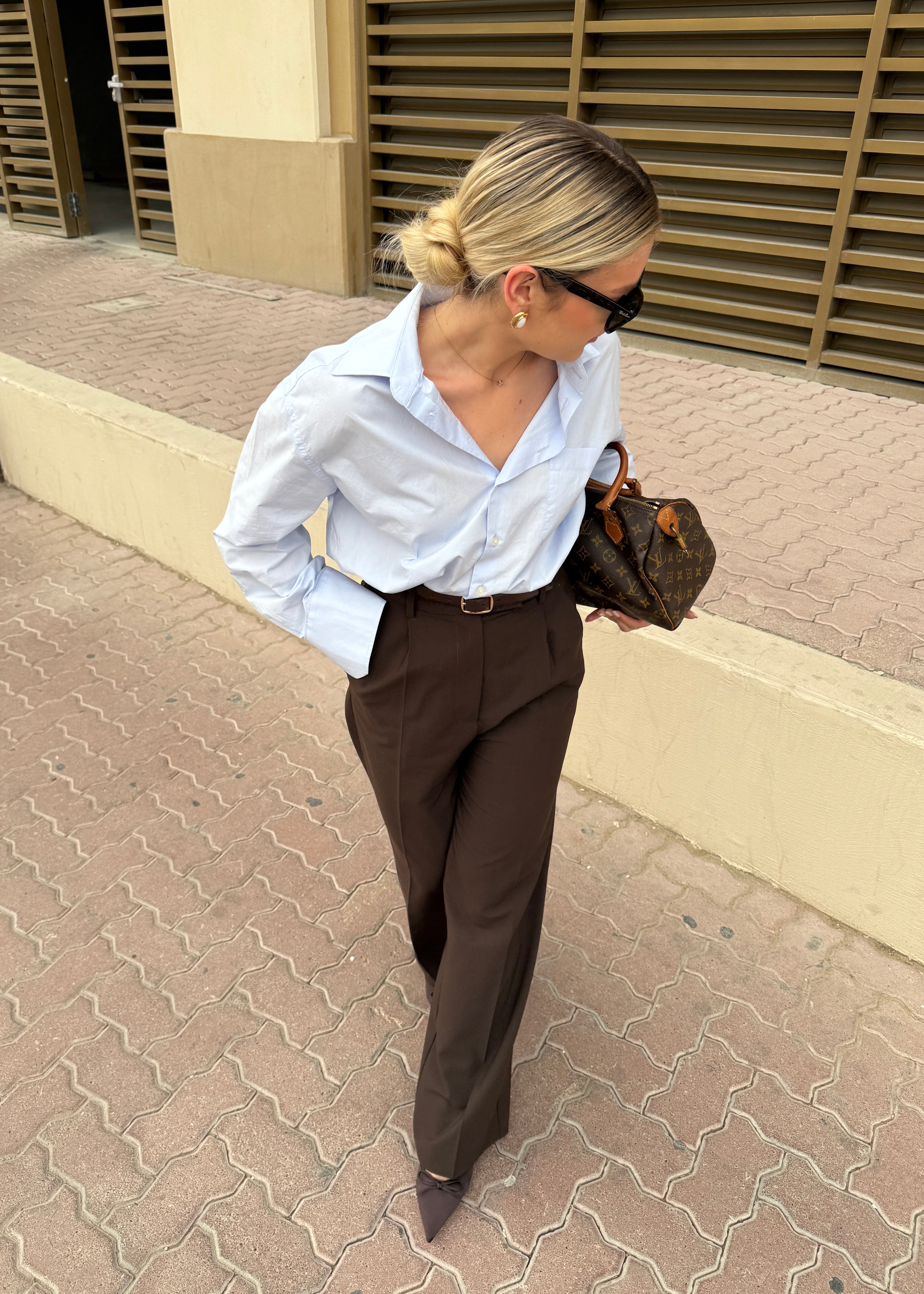 Jagger Tailored Trousers - Brown