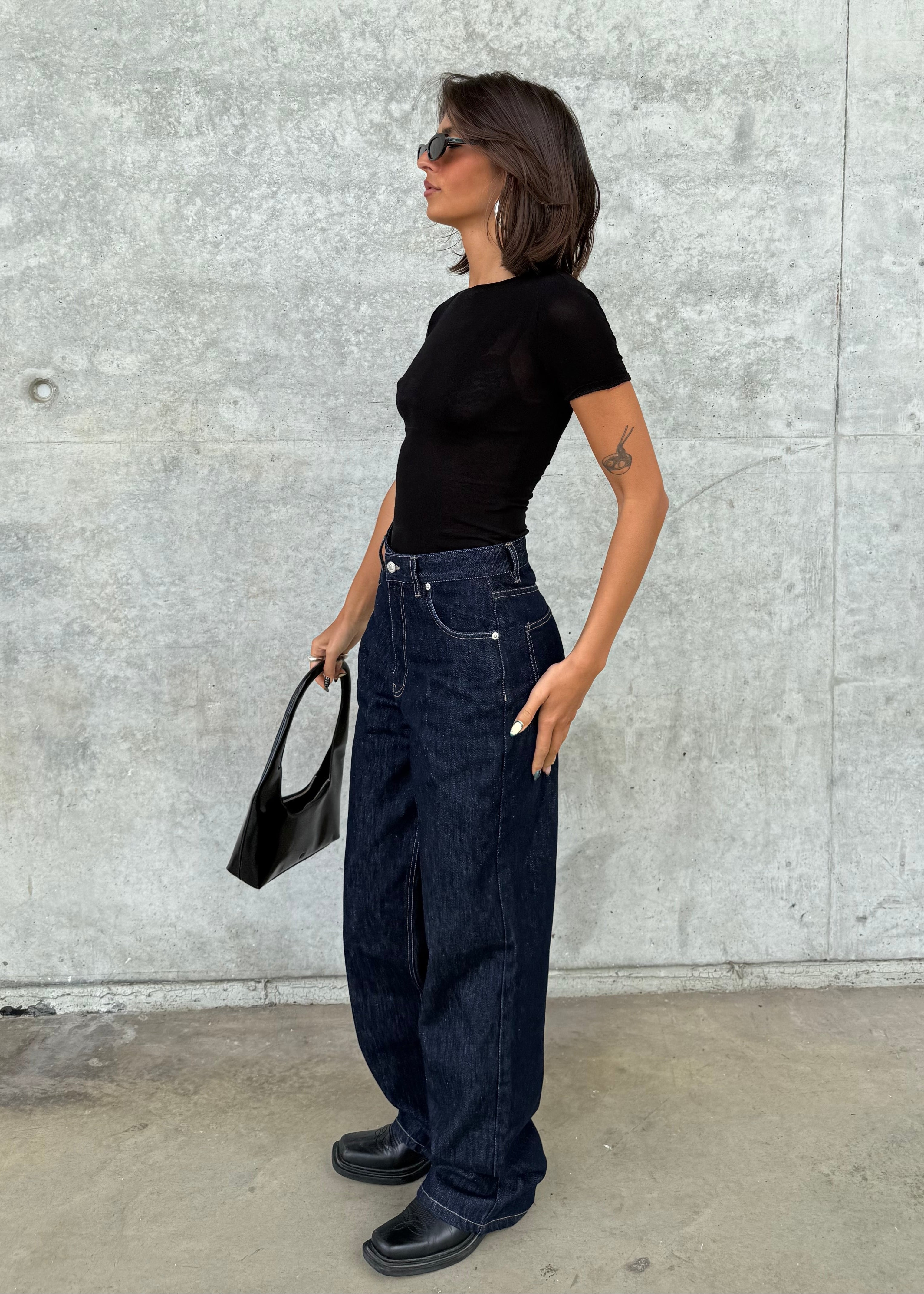 Knox Relaxed Straight Jeans - Dark Wash