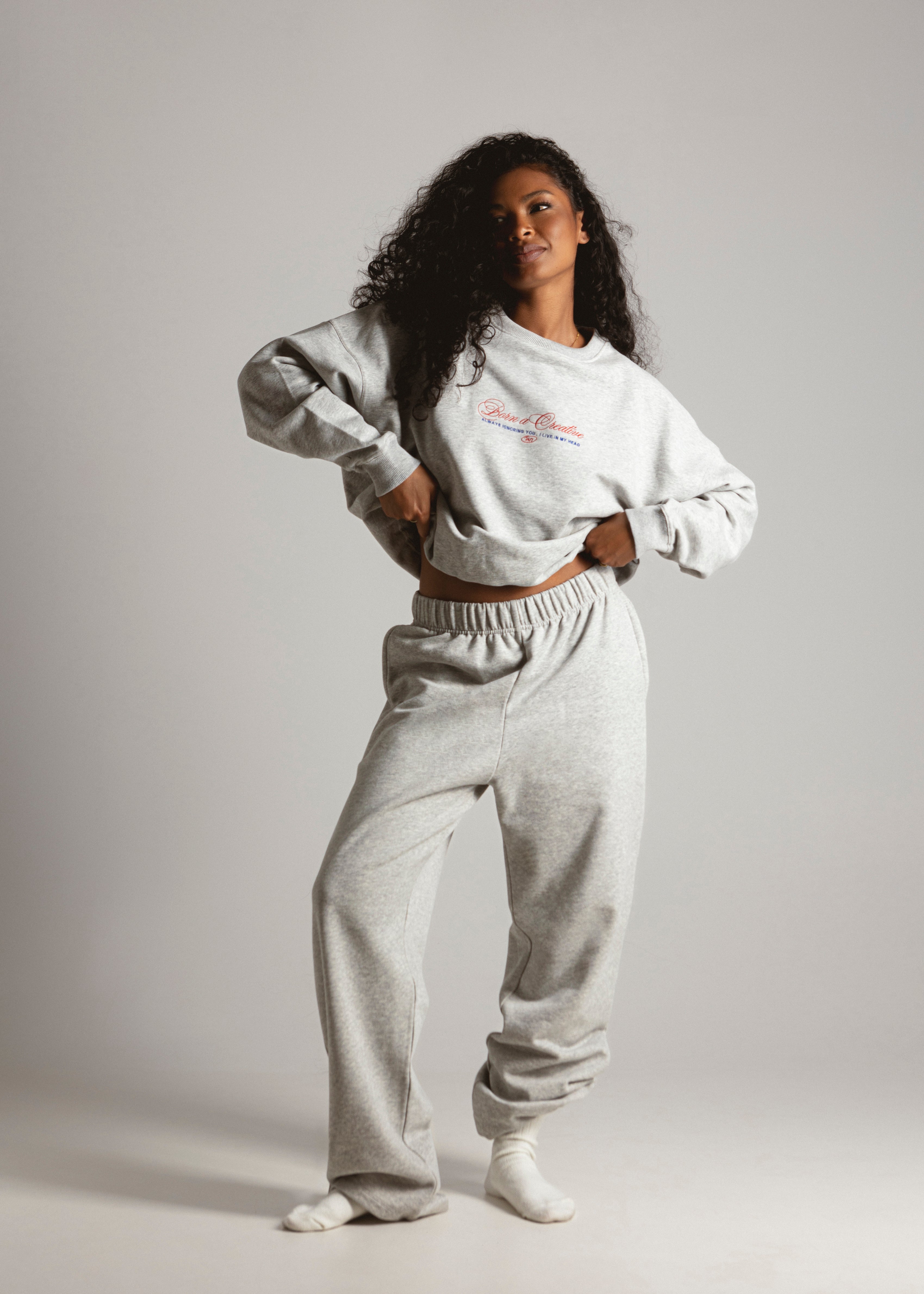 Comfort Zone Crewneck - Grey