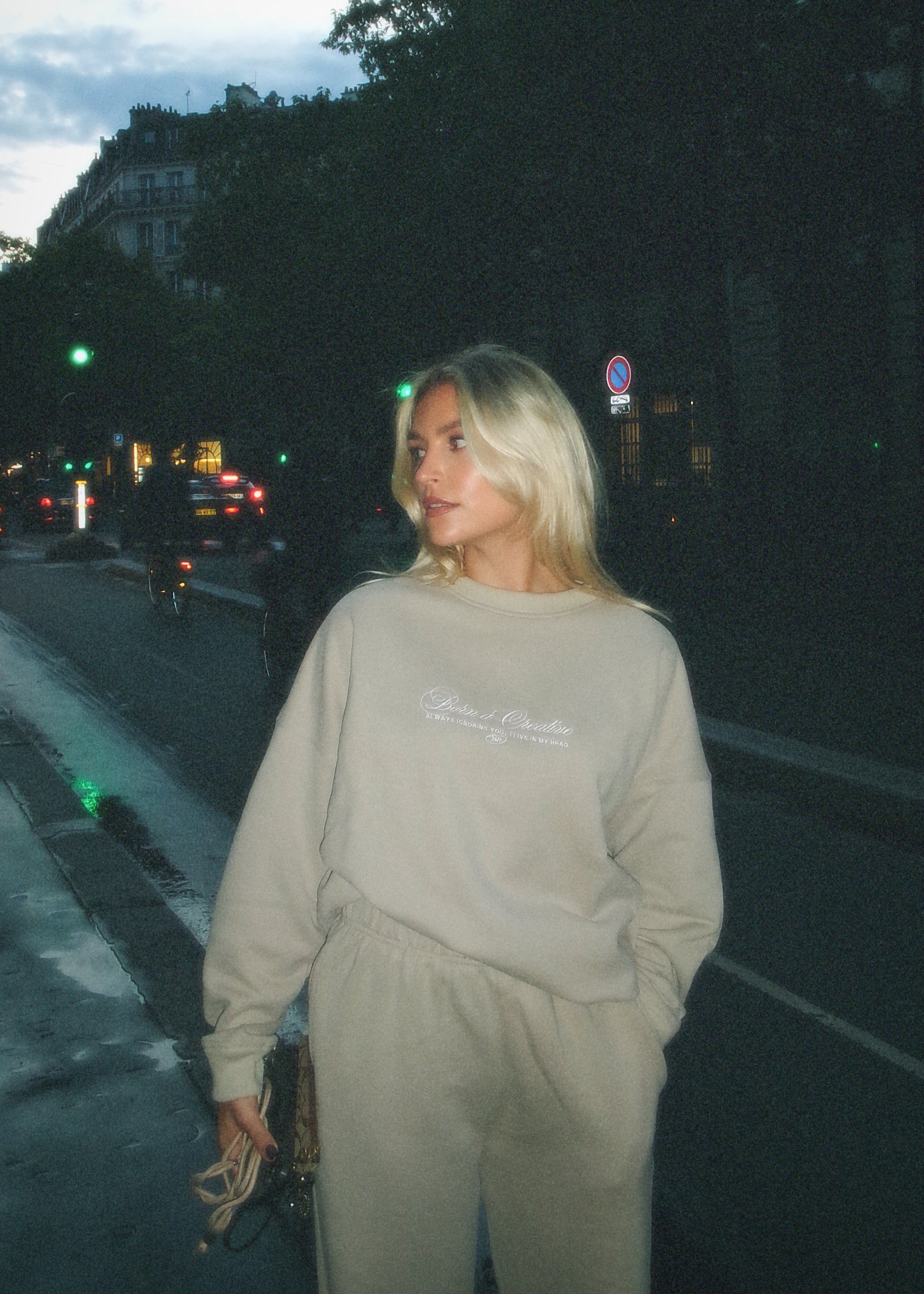 Comfort Zone Crewneck - Taupe