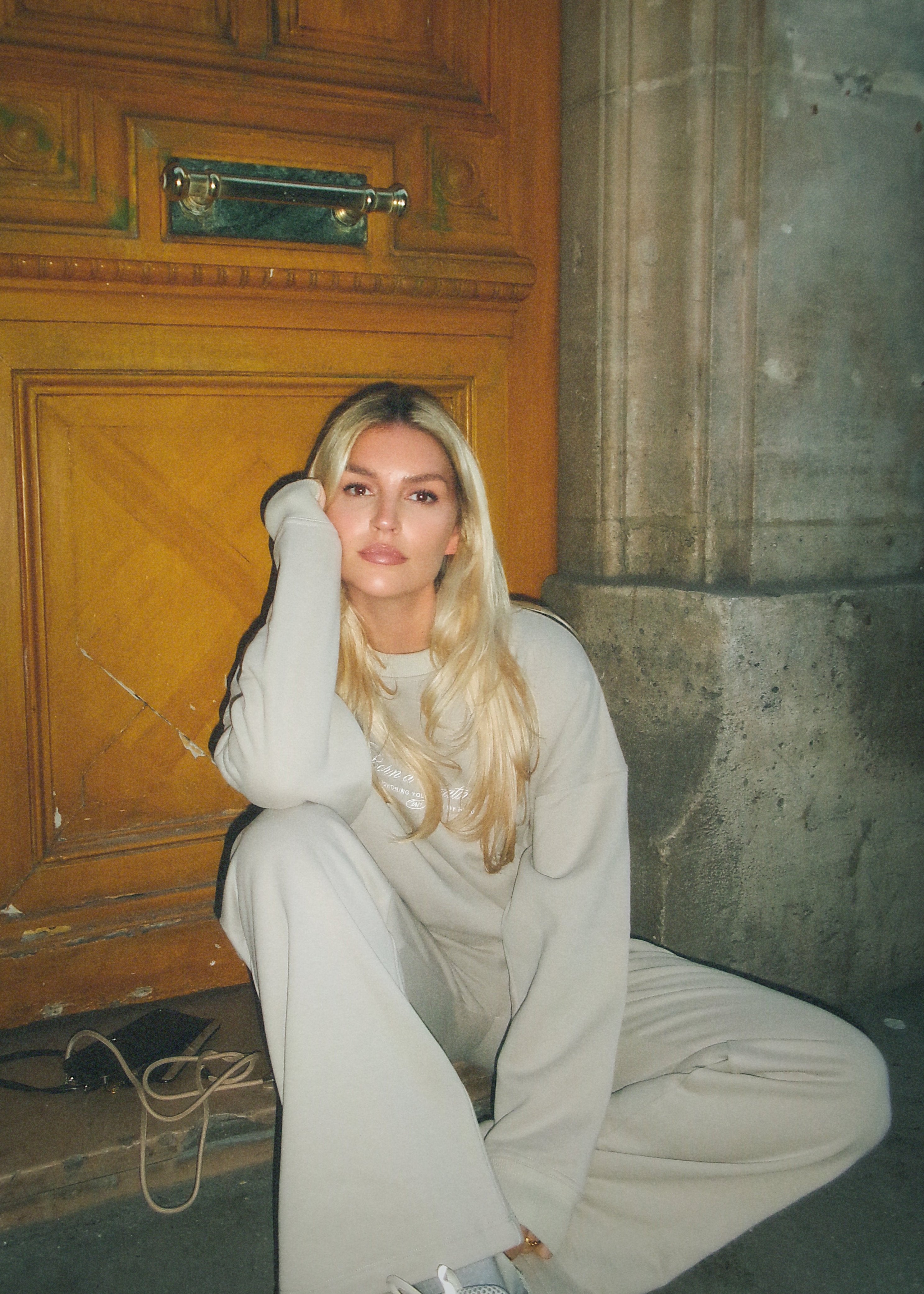 Comfort Zone Tracksuit Pants - Taupe