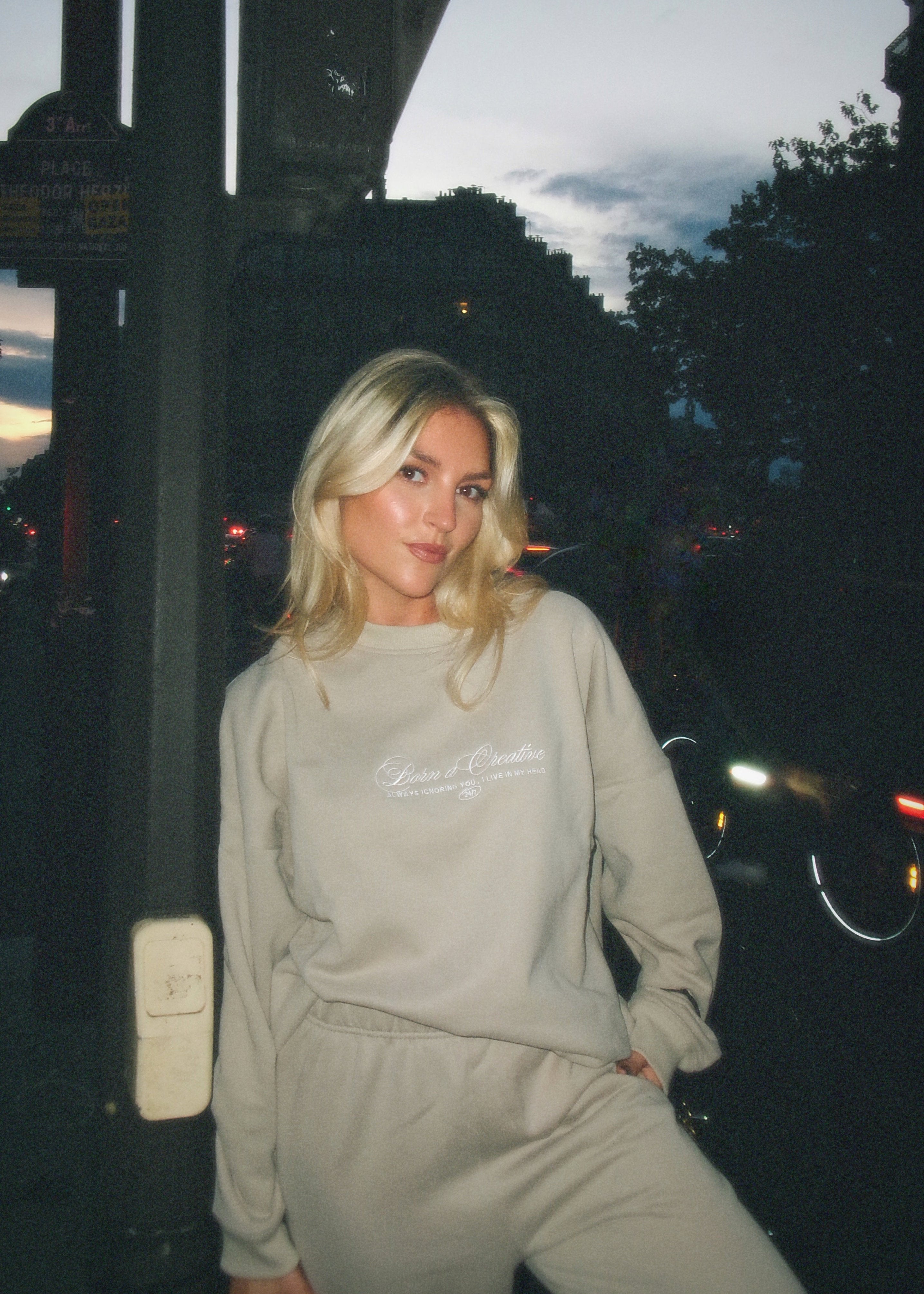 Comfort Zone Crewneck - Taupe