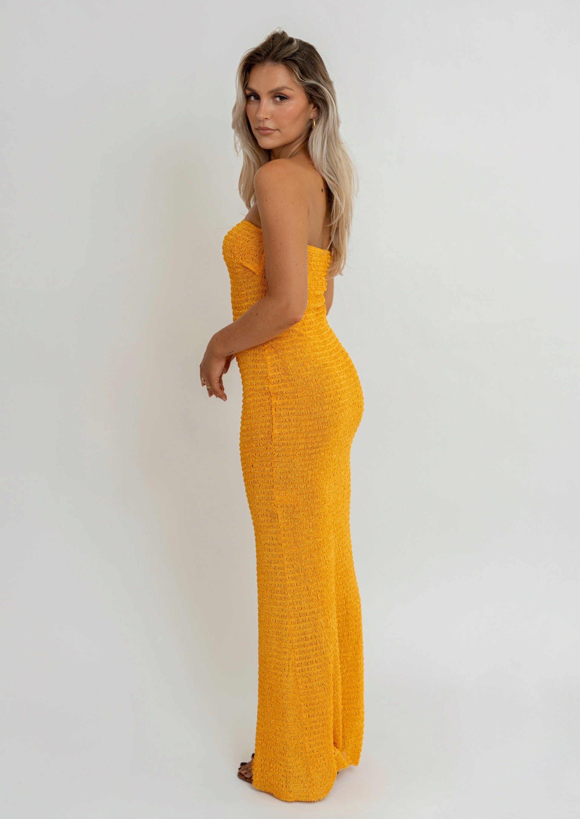 Tangerine Tube Dress