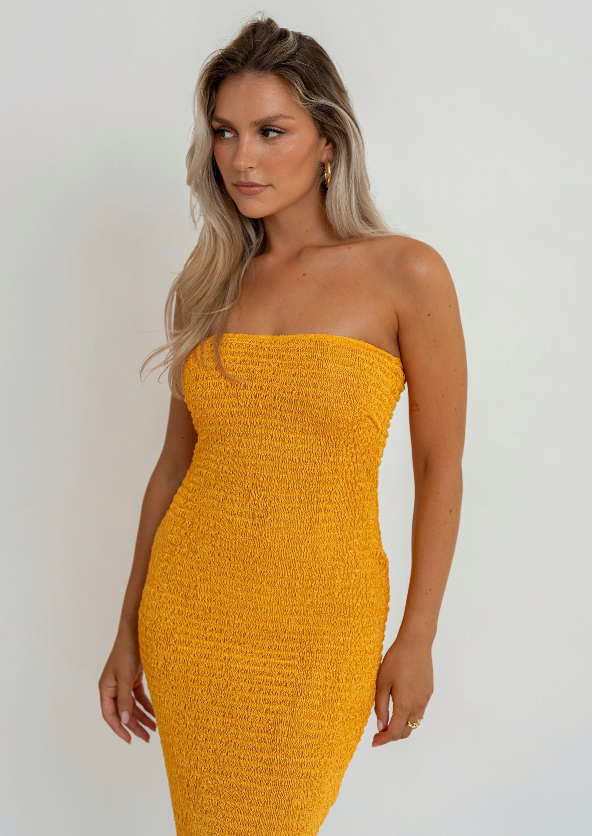 Tangerine Tube Dress