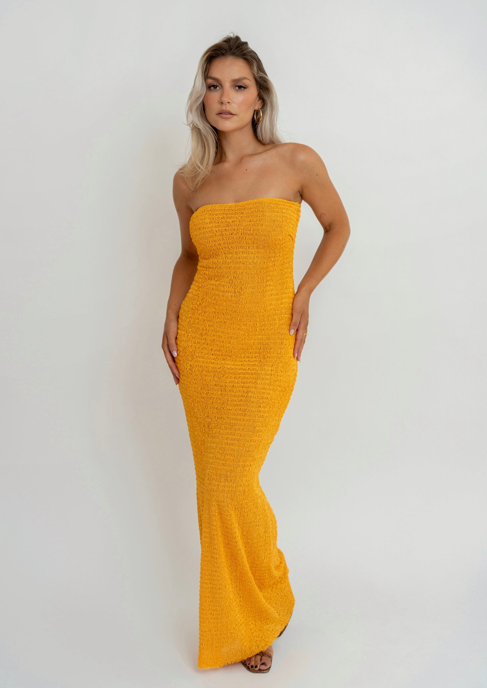 Tangerine Tube Dress