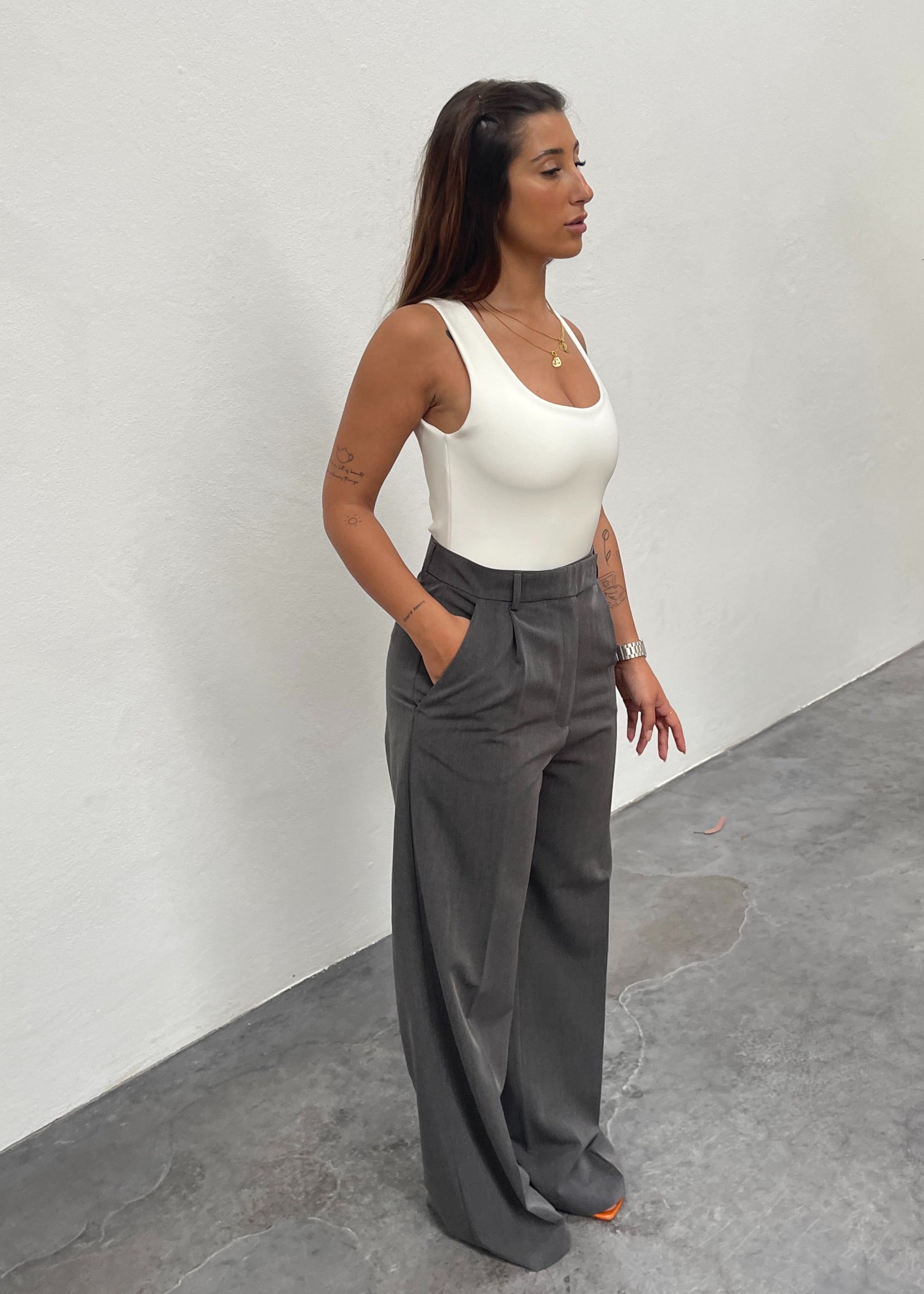 Jagger Tailored Trousers - Grey