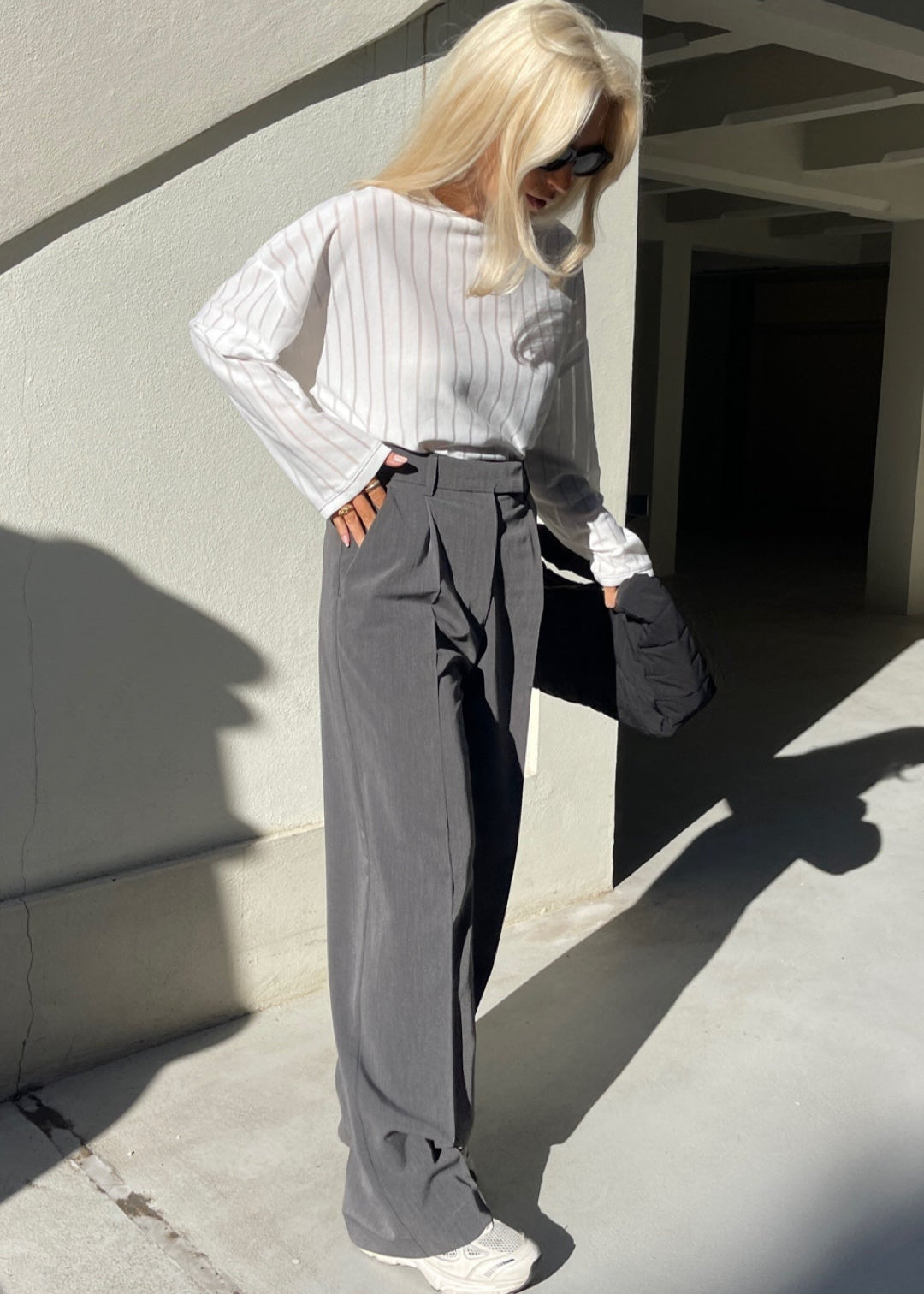 Jagger Tailored Trousers - Grey