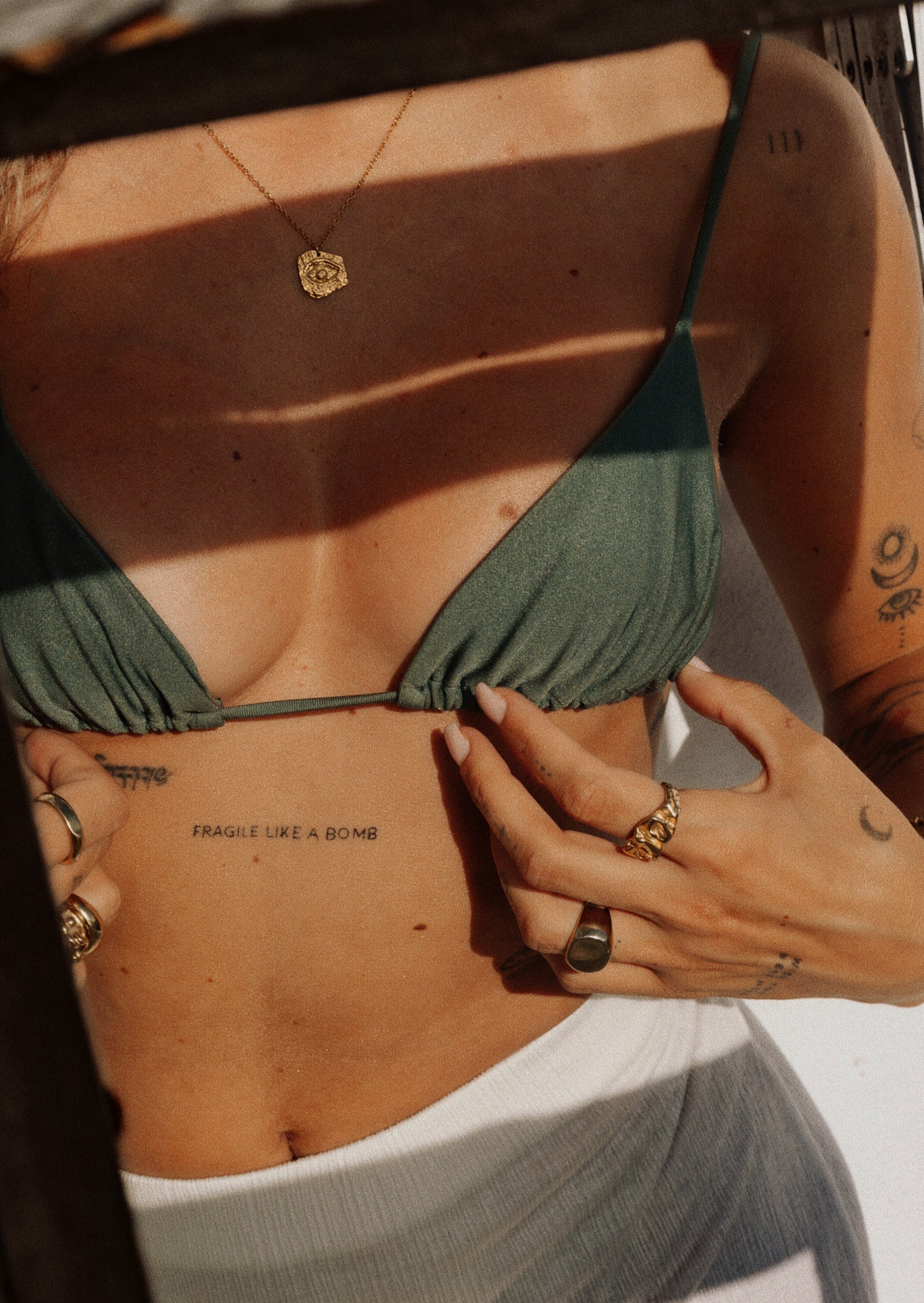 Cora Triangle Top - Green
