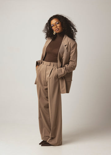 Jagger Tailored Trousers - Taupe