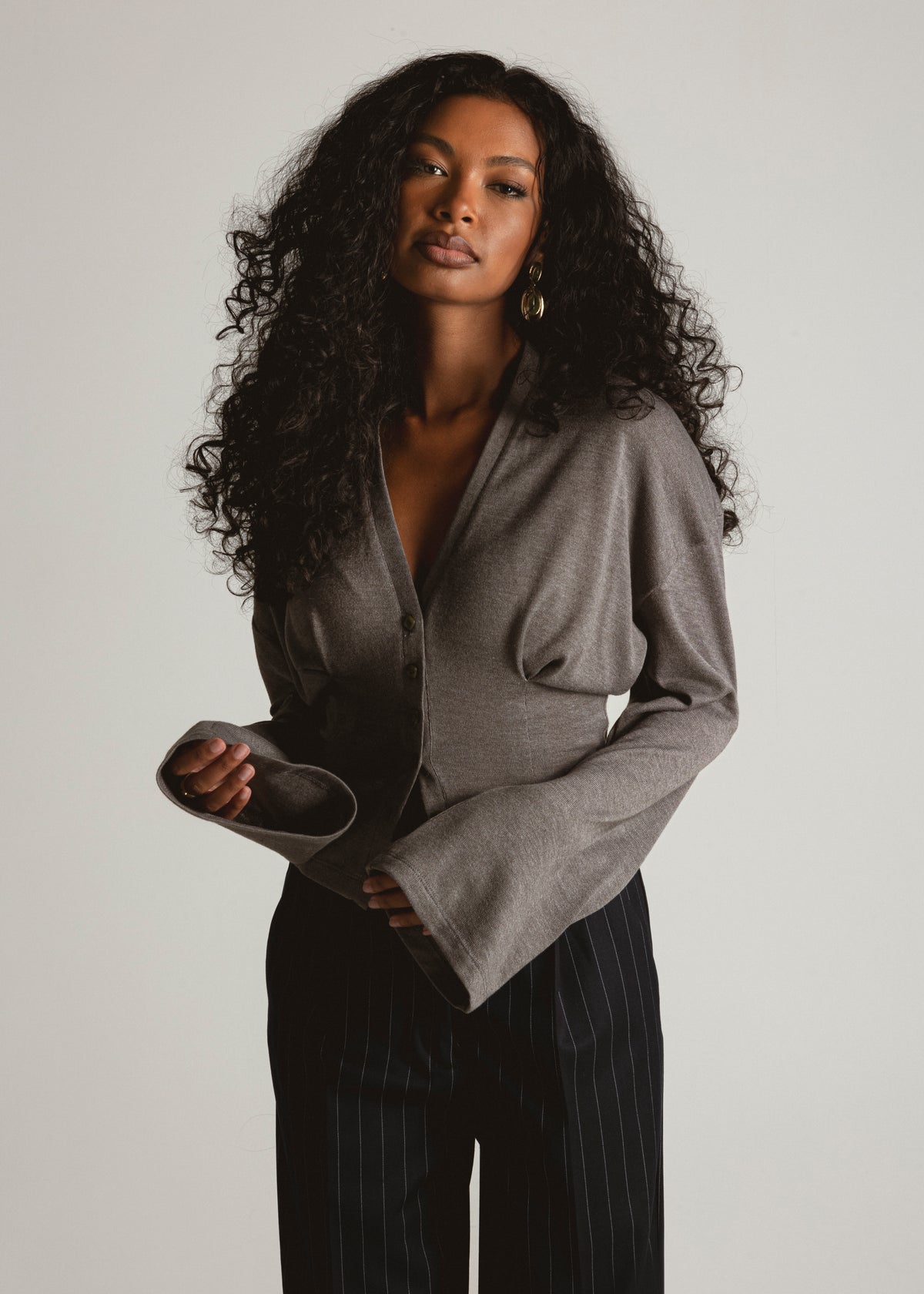 D'arc Blouse - Grey