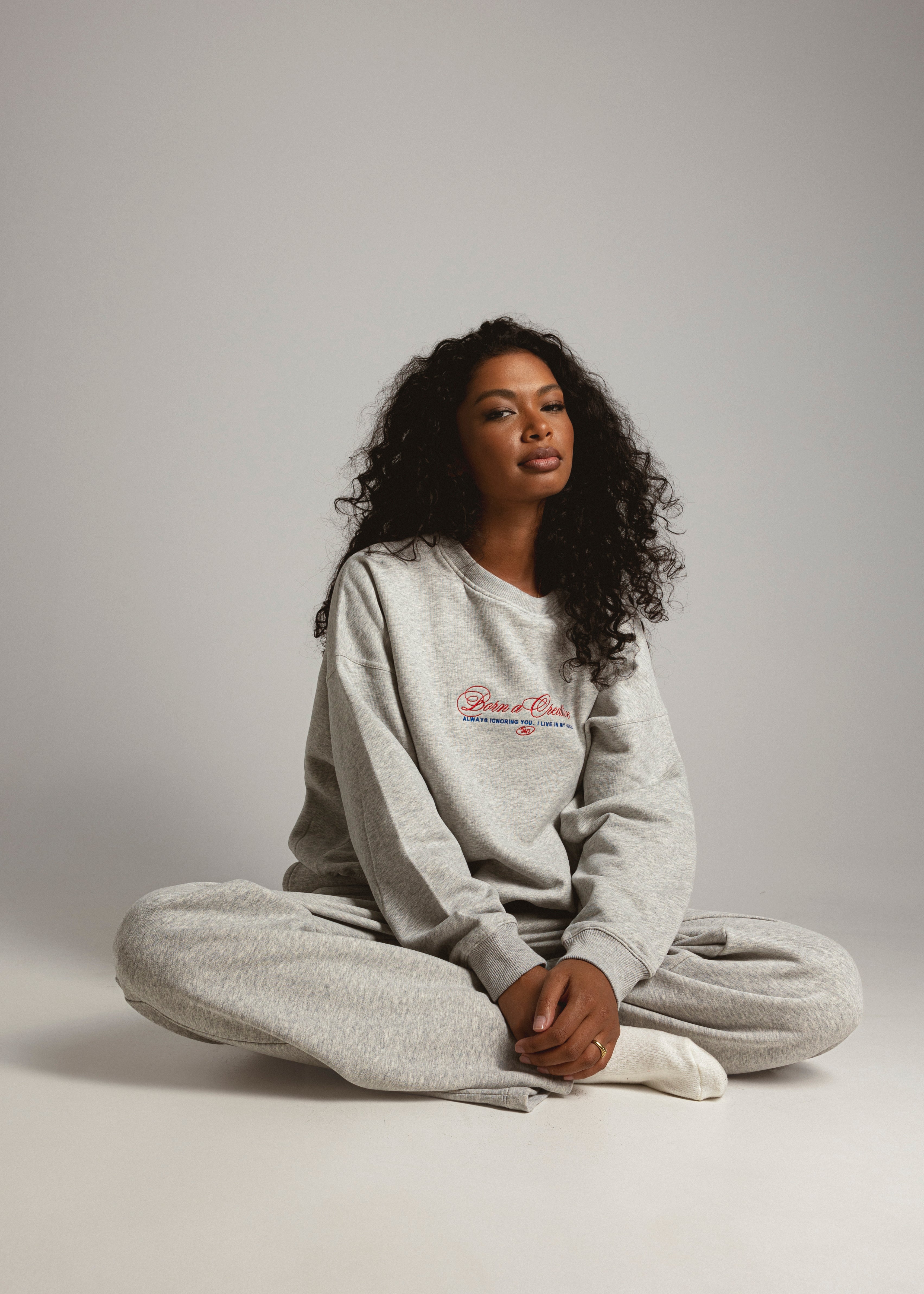 Comfort Zone Crewneck - Grey