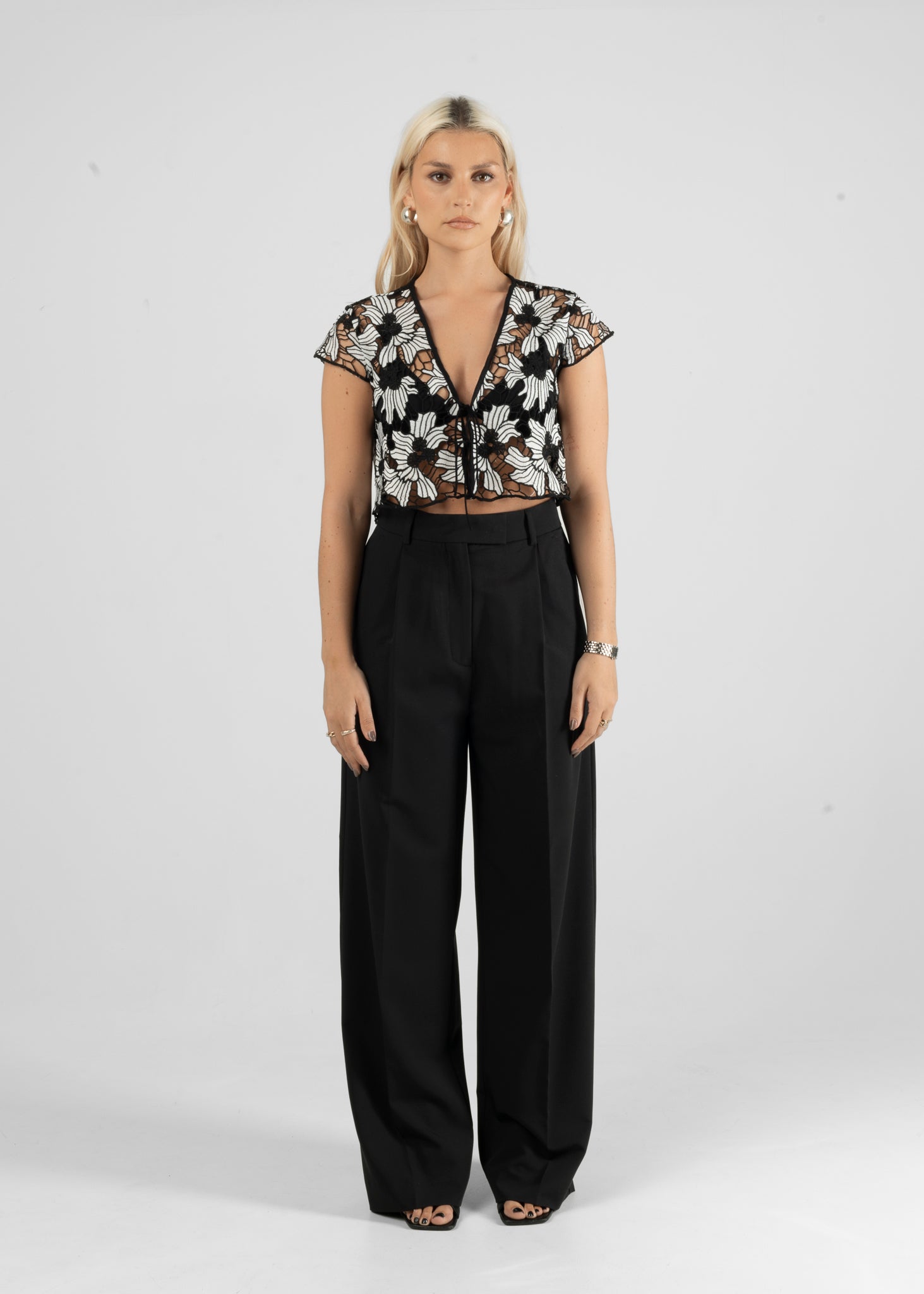 Liv Lace Sheer Top